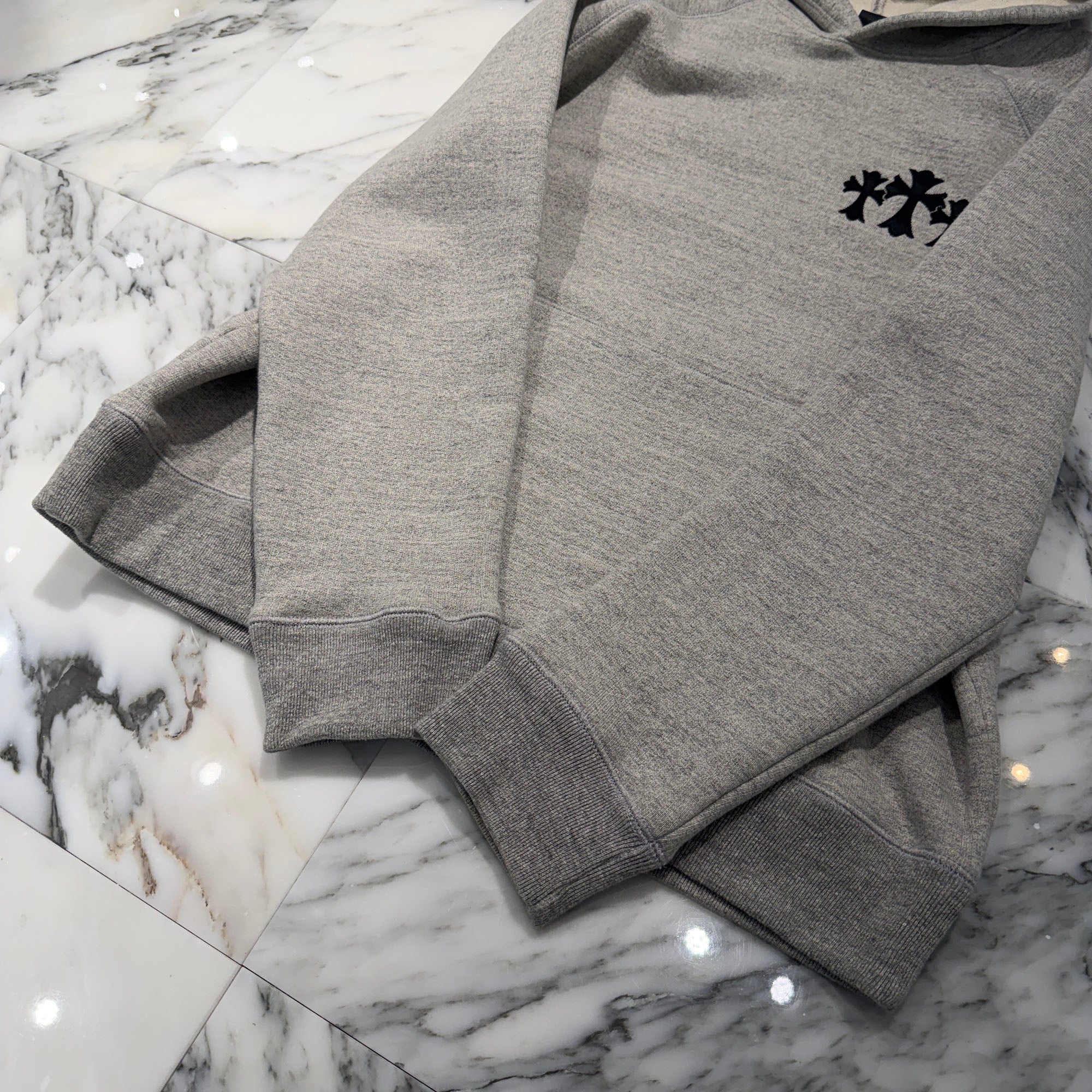 CHROME HEARTS 2025SS Y NOT Cemetery Cross Applique Embroidery Pullover Hoodie Size L クロムハーツ ワイノット セメタリークロス アップリケ刺繡 プルオーバーフーディ サイズL
