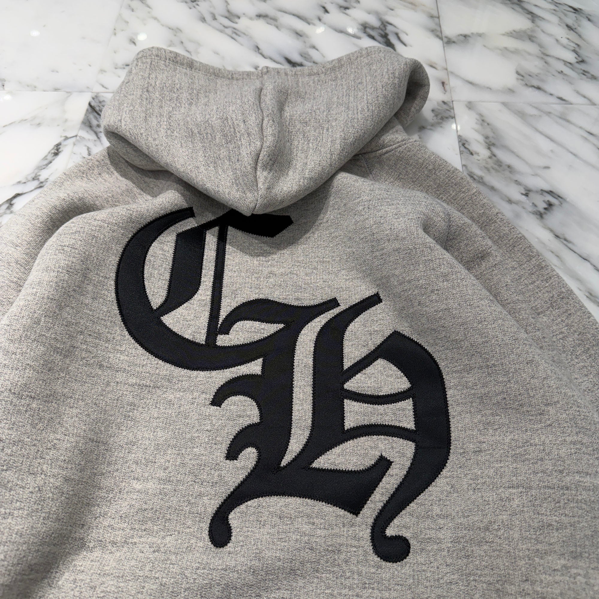 CHROME HEARTS 2025SS Y NOT Cemetery Cross Applique Embroidery Pullover Hoodie Size L クロムハーツ ワイノット セメタリークロス アップリケ刺繡 プルオーバーフーディ サイズL