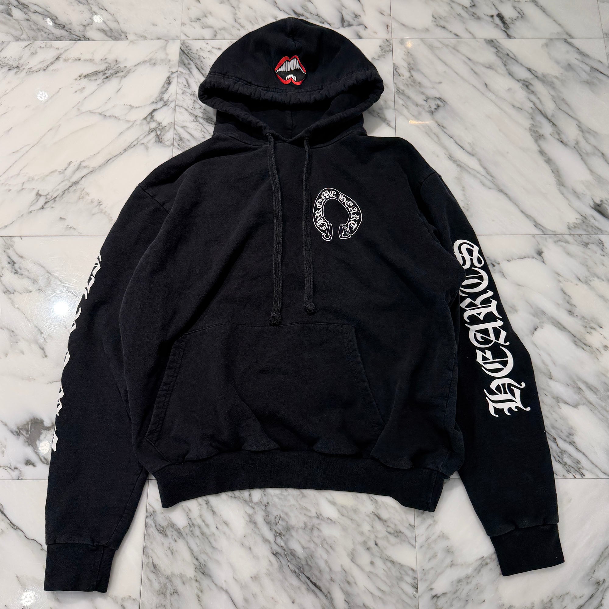 CHROME HEARTS × MATTY BOY Chomper Horseshoe Pullover Hoodie Size L クロムハーツ × マッティボーイ チョンパー ホースシュー プルオーバーフーディ サイズL