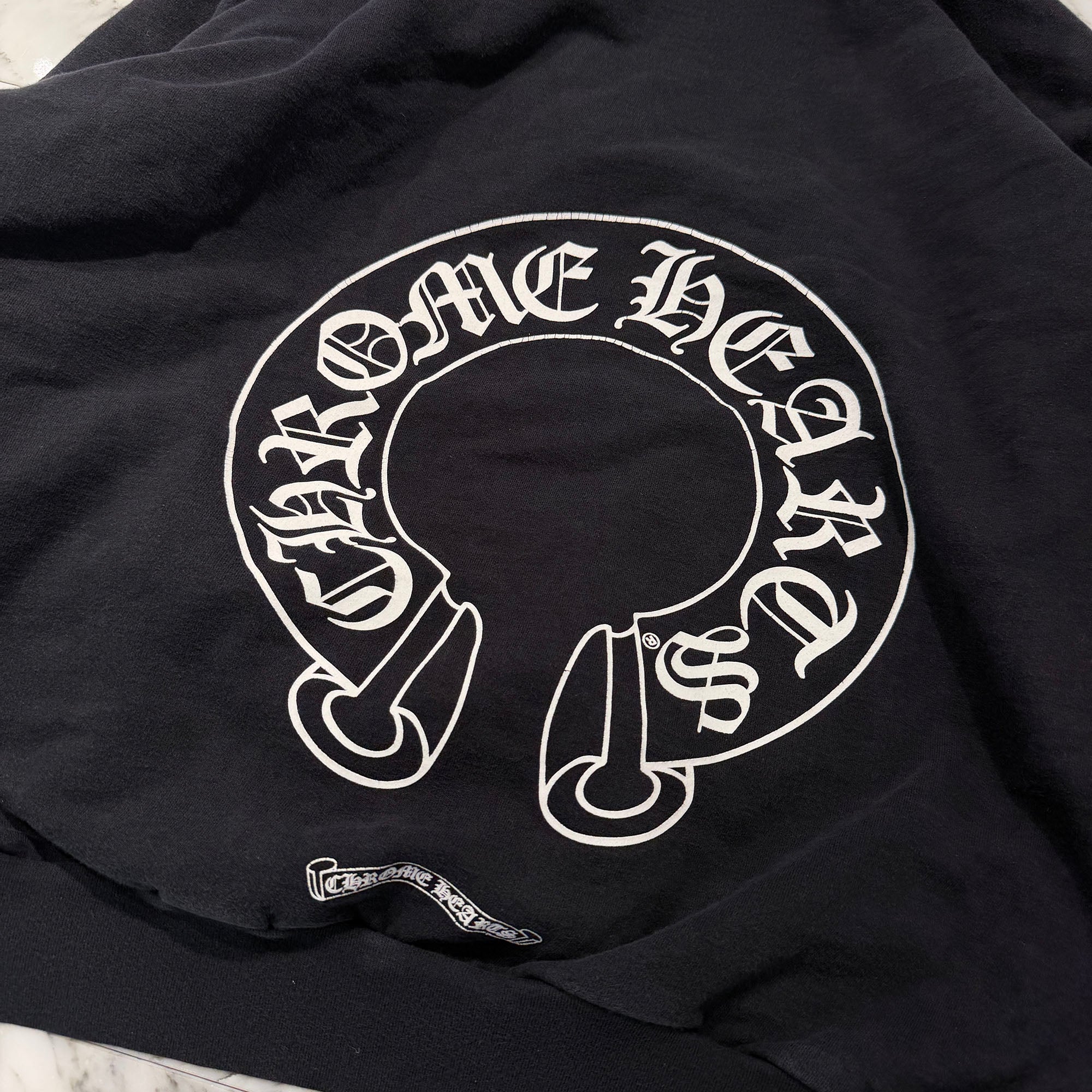 CHROME HEARTS × MATTY BOY Chomper Horseshoe Pullover Hoodie Size L クロムハーツ × マッティボーイ チョンパー ホースシュー プルオーバーフーディ サイズL