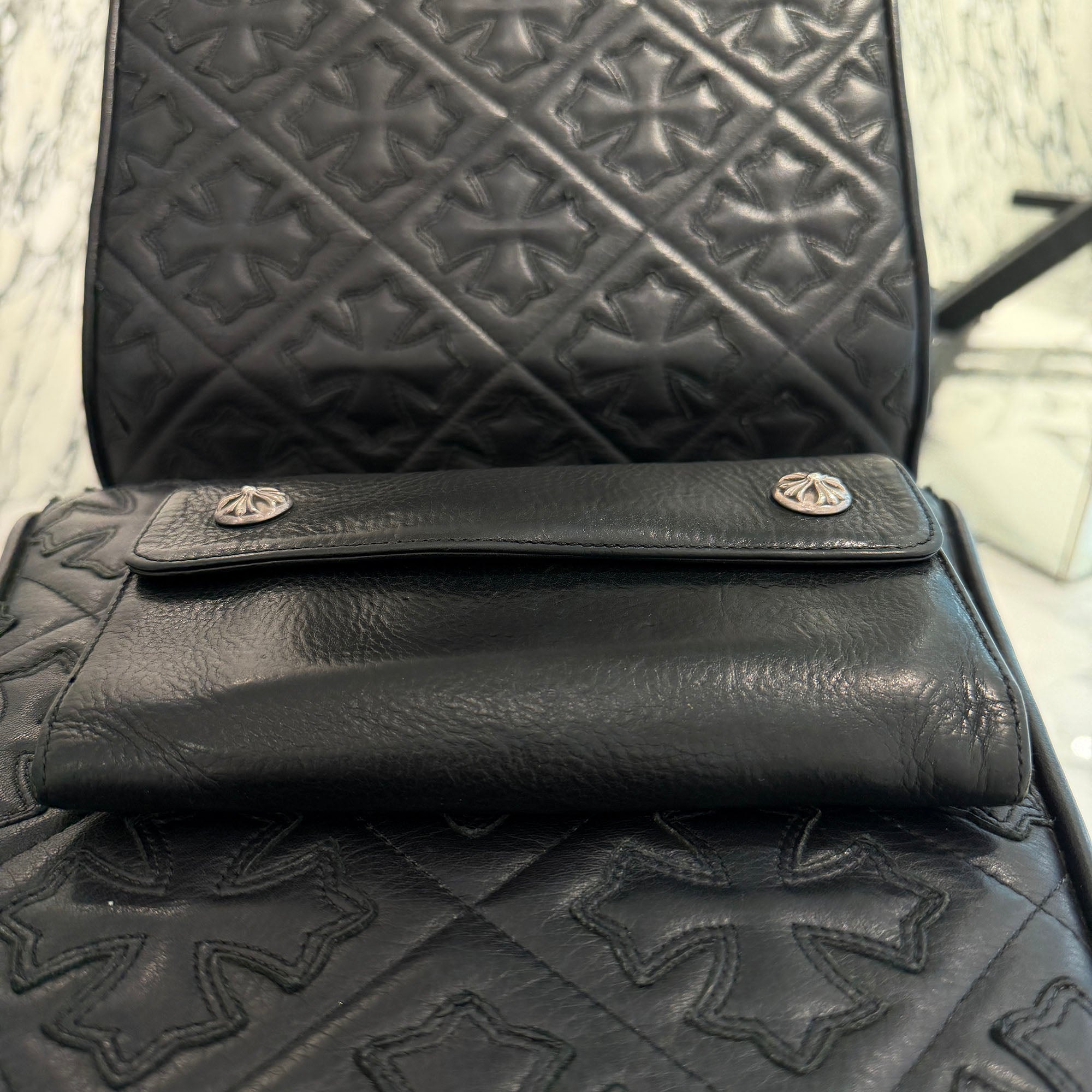 CHROME HEARTS Wave Cross Ball Wallet クロムハーツ ウェーブクロスボール ウォレット