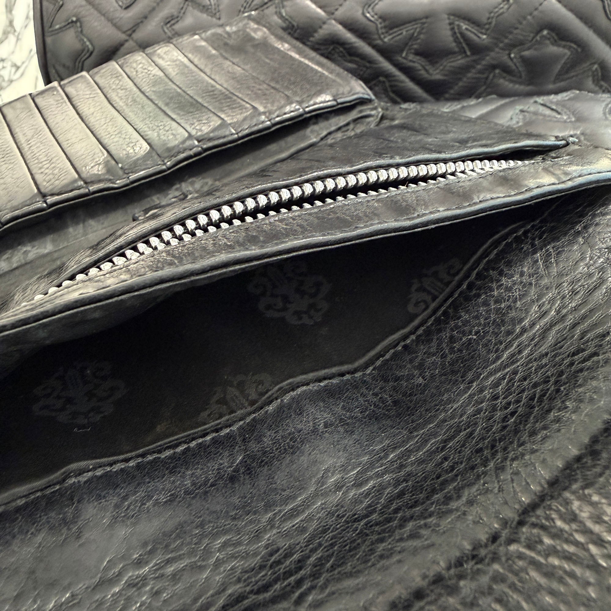CHROME HEARTS Wave Cross Ball Wallet クロムハーツ ウェーブクロスボール ウォレット