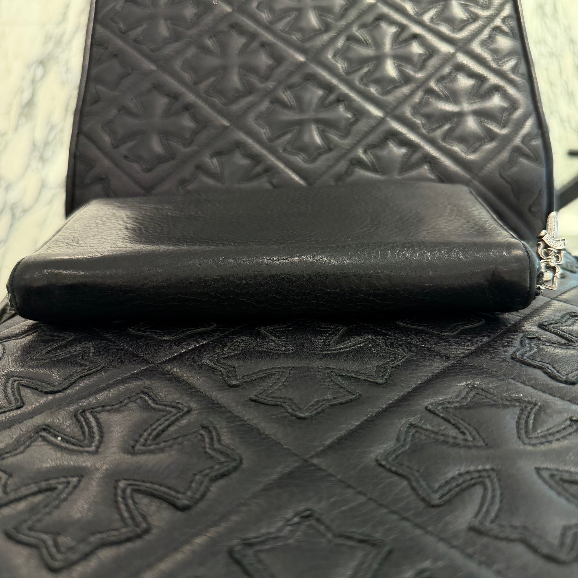 CHROME HEARTS REC F ZIP #2 Leather Wallet クロムハーツ レック F ジップ #2 レザー ウォレット
