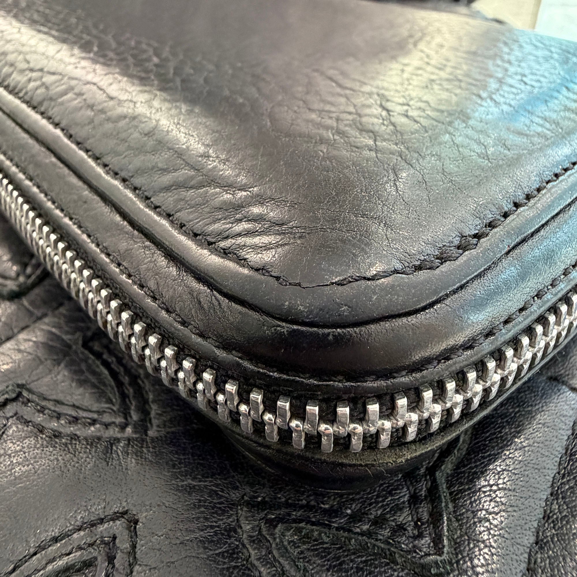 CHROME HEARTS REC F ZIP #2 Leather Wallet クロムハーツ レック F ジップ #2 レザー ウォレット