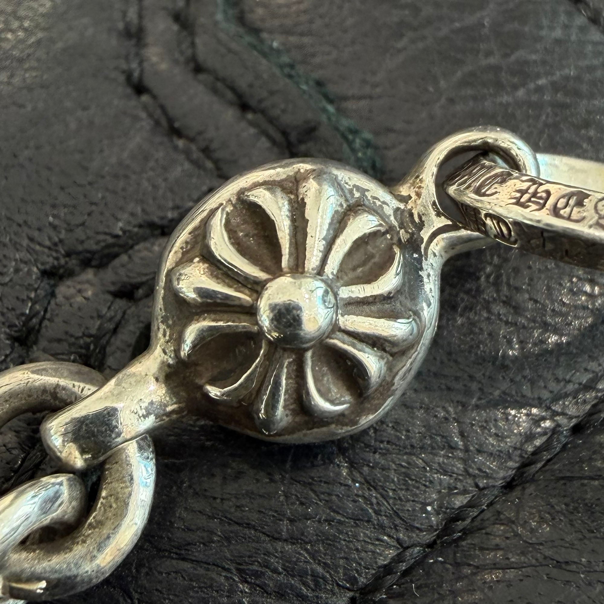 CHROME HEARTS 1 Ball Tiny Cross Charm Pendant Top クロムハーツ 1 ボール タイニークロス チャーム ペンダントトップ