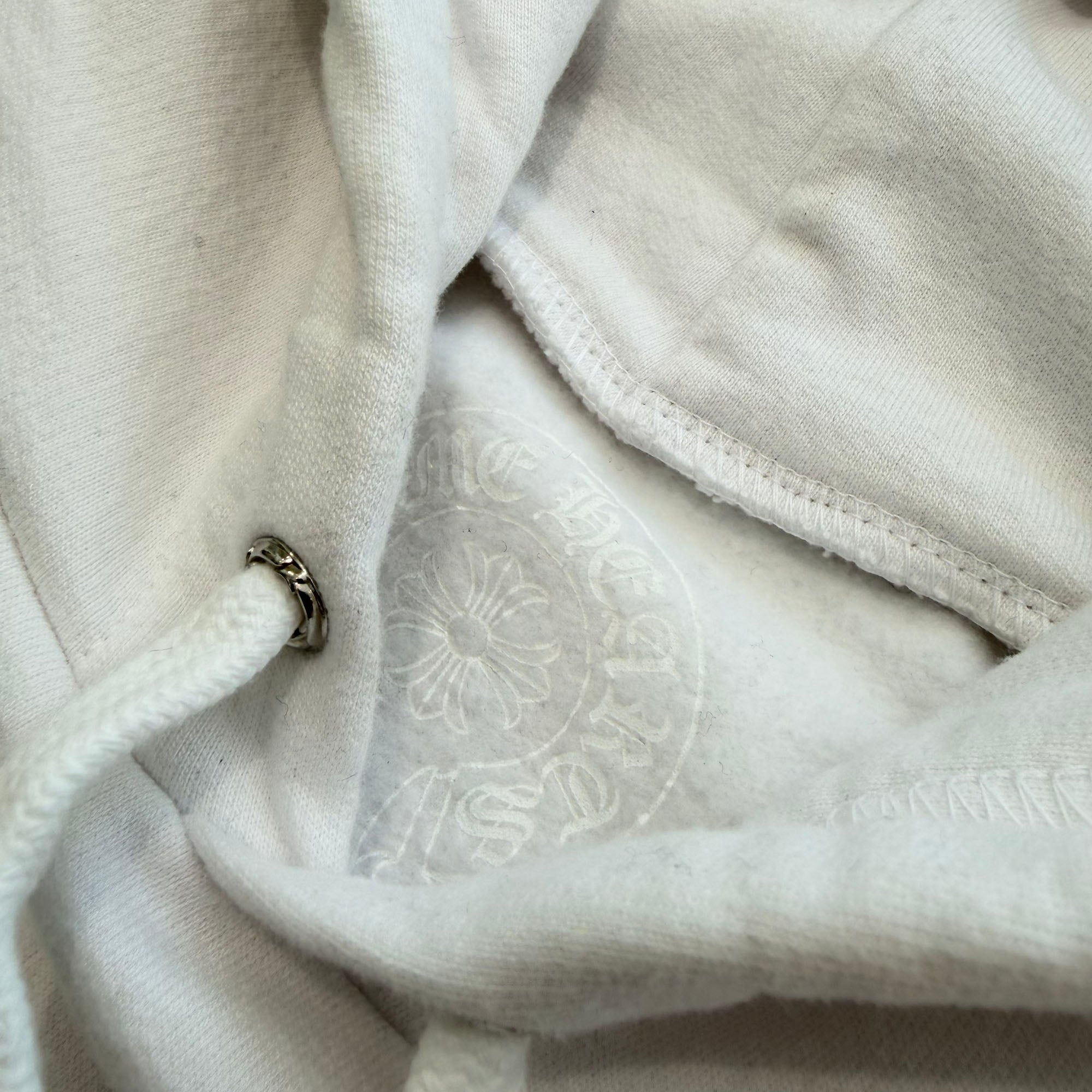 CHROME HEARTS 2025SS Floral Cross Horseshoe Pullover Hoodie Size S クロムハーツ フローラルクロス ホースシュー プルオーバーフーディ サイズS