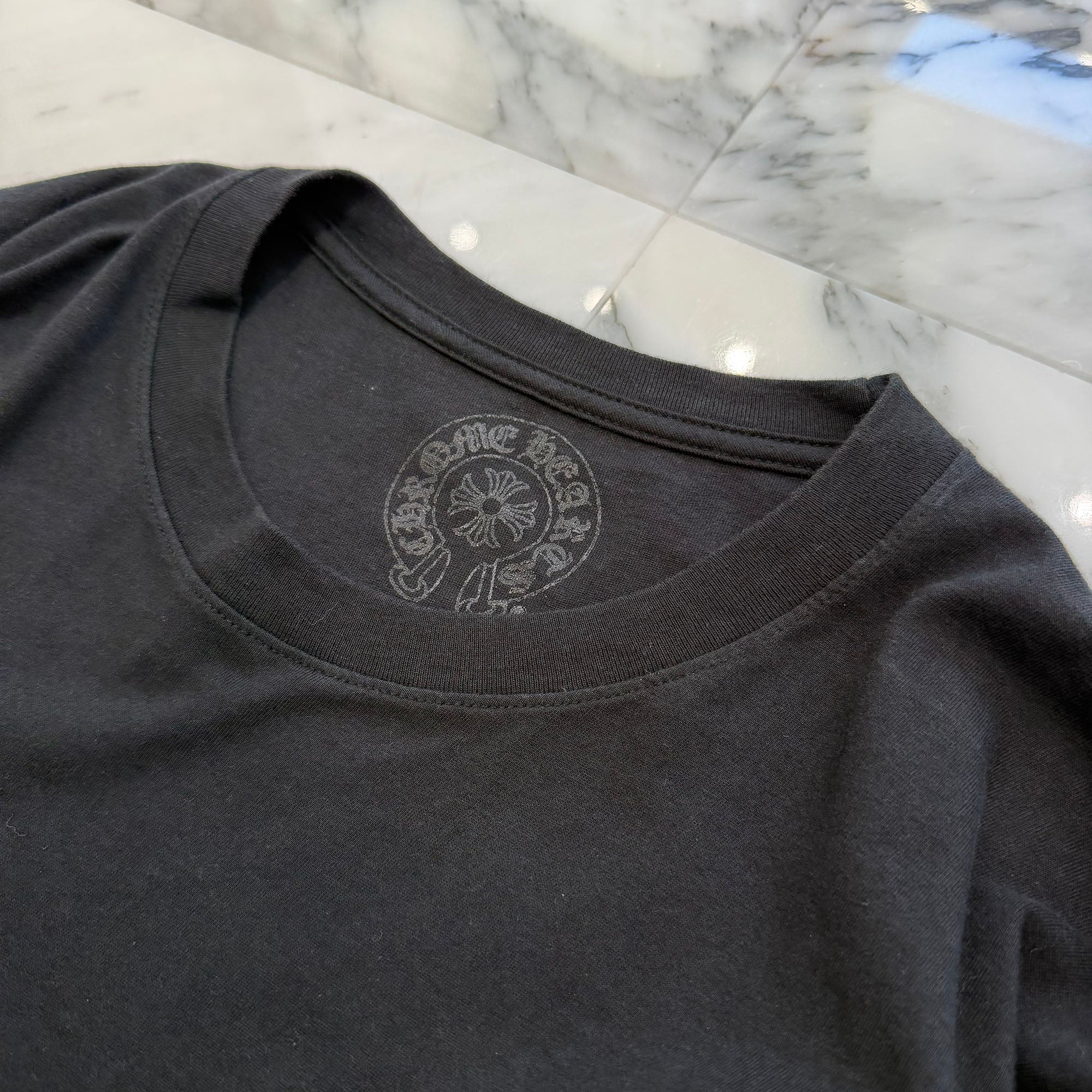CHROME HEARTS STAFF Horseshoe Long Sleeve Tee Size L クロムハーツ スタッフ ホースシュー ロングスリーブTシャツ サイズL