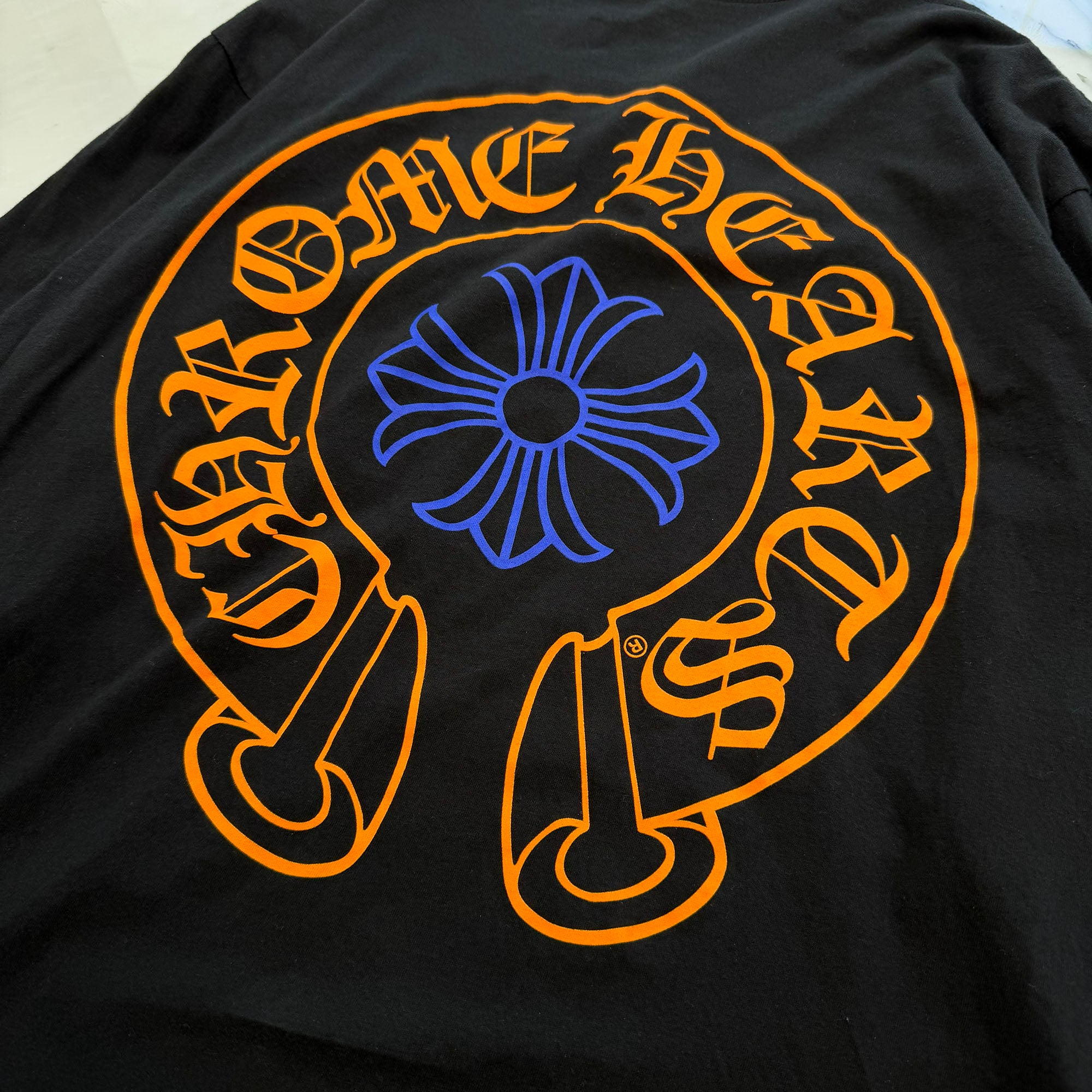 CHROME HEARTS STAFF Horseshoe Long Sleeve Tee Size L クロムハーツ スタッフ ホースシュー ロングスリーブTシャツ サイズL