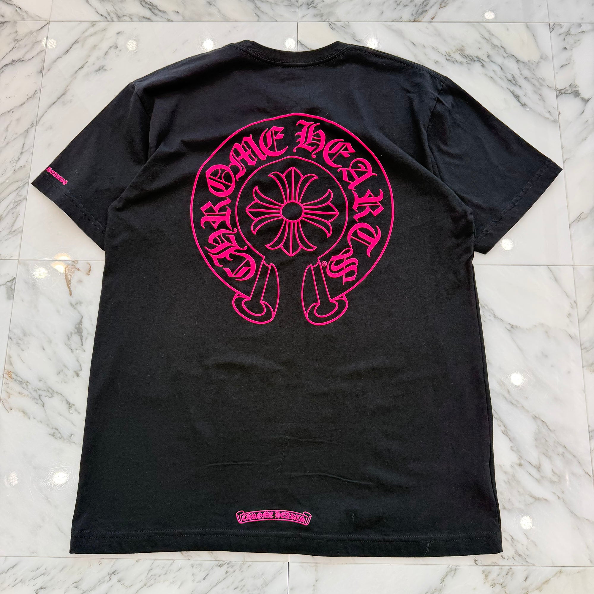 CHROME HEARTS 2025AW Pink Horseshoe Tee Size L クロムハーツ ピンク ホースシュー Tシャツ サイズL