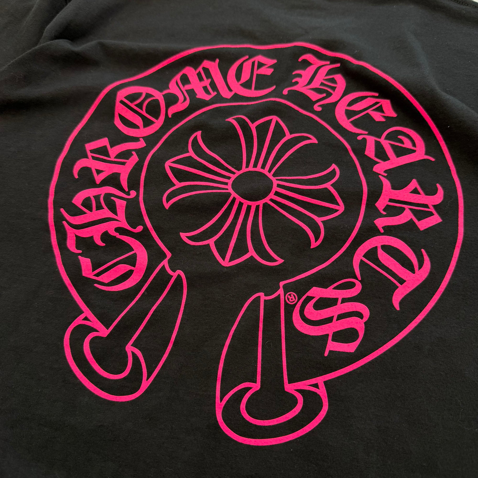 CHROME HEARTS 2025AW Pink Horseshoe Tee Size L クロムハーツ ピンク ホースシュー Tシャツ サイズL