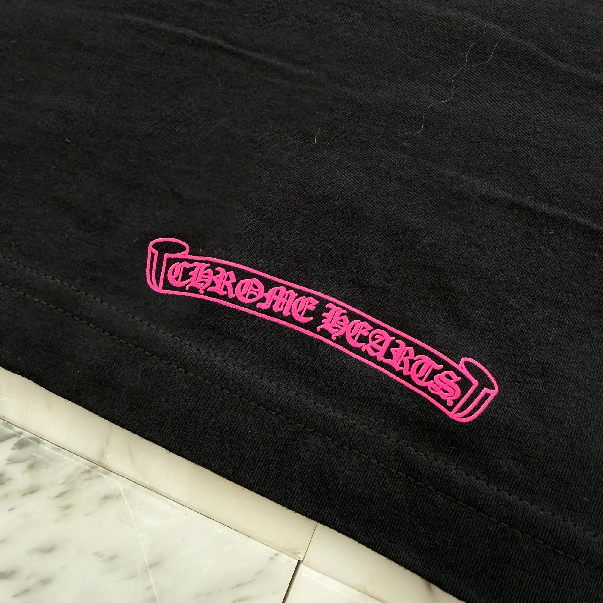 CHROME HEARTS 2025AW Pink Horseshoe Tee Size L クロムハーツ ピンク ホースシュー Tシャツ サイズL