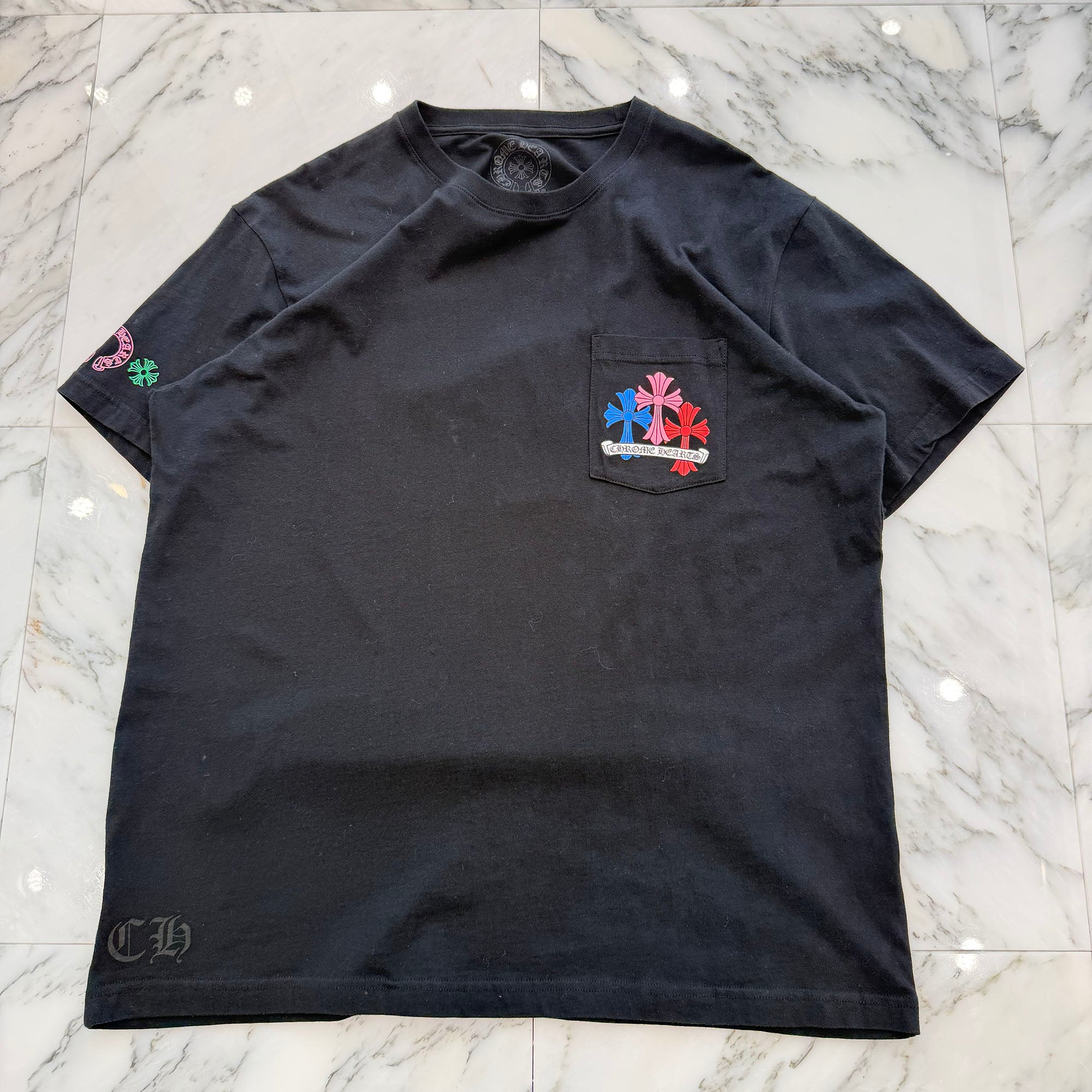 CHROME HEARTS 2021SS MLTCOL CEM CRS Tee Size XL クロムハーツ マルチカラー セメタリークロス Tシャツ サイズXL