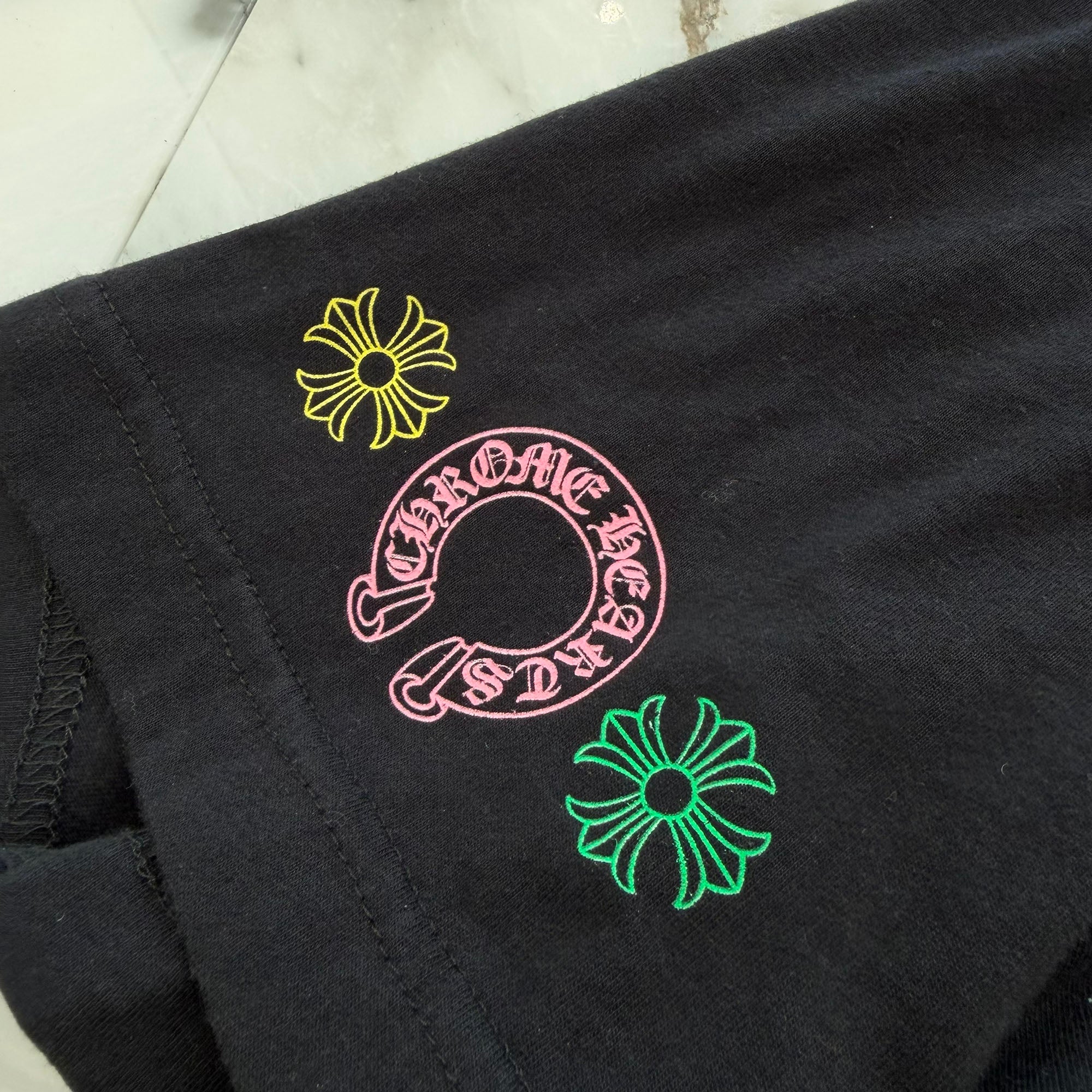 CHROME HEARTS 2021SS MLTCOL CEM CRS Tee Size XL クロムハーツ マルチカラー セメタリークロス Tシャツ サイズXL