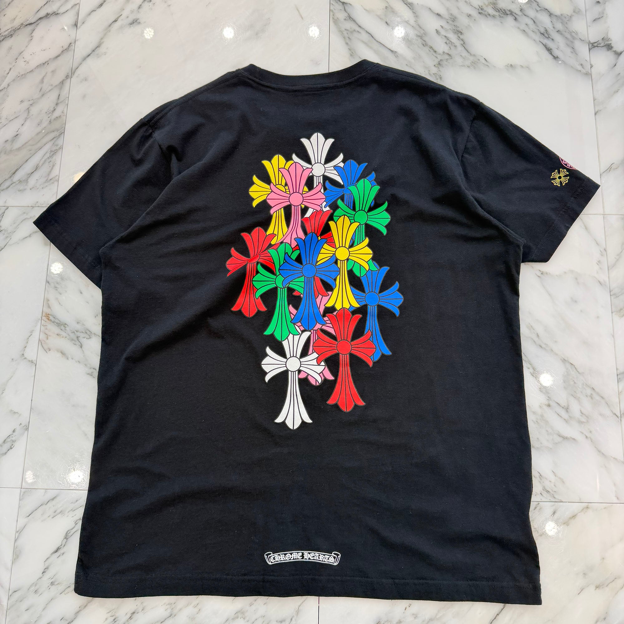 CHROME HEARTS 2021SS MLTCOL CEM CRS Tee Size XL クロムハーツ マルチカラー セメタリークロス Tシャツ サイズXL