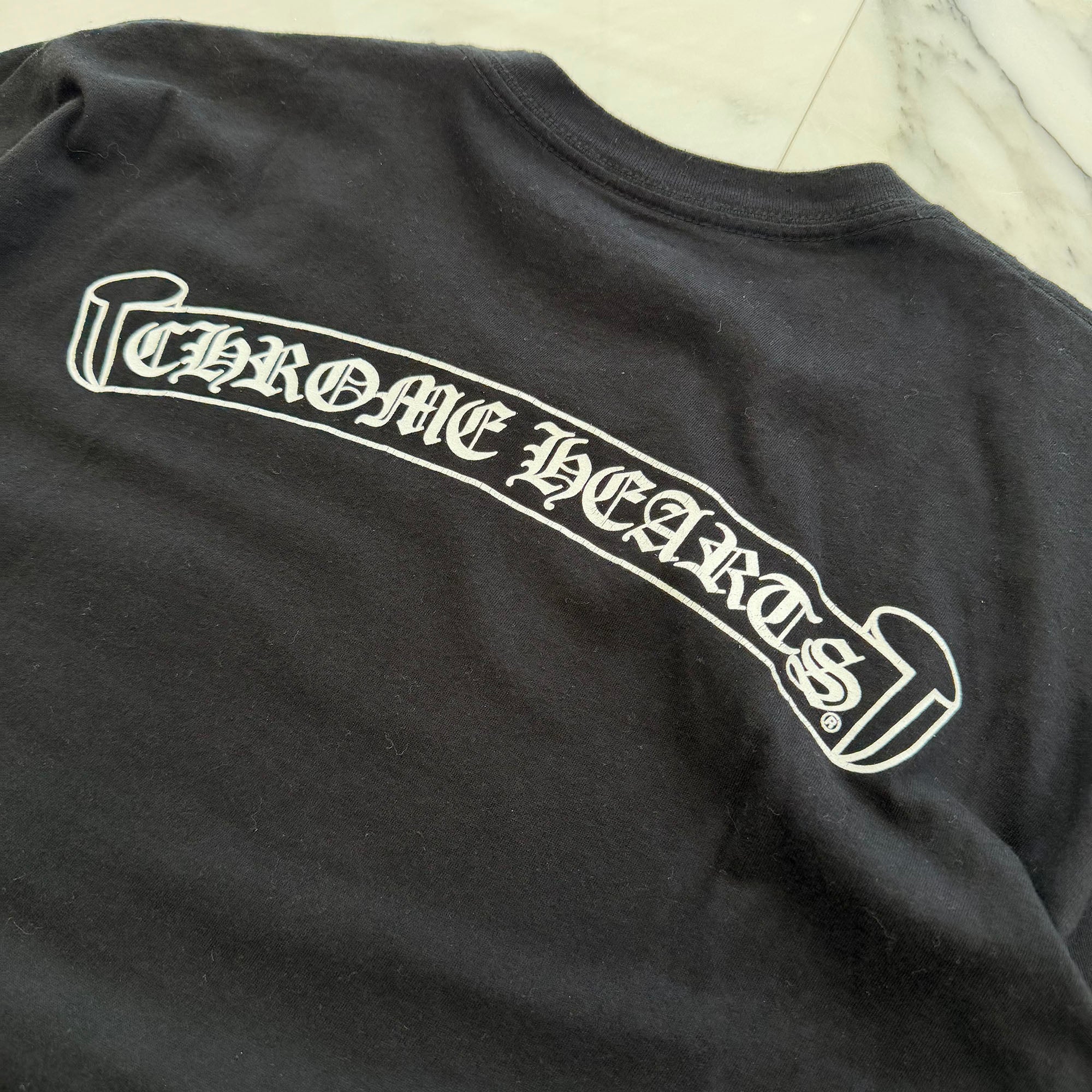CHROME HEARTS Back Scroll Tee Size L クロムハーツ バックスクロール Tシャツ サイズL