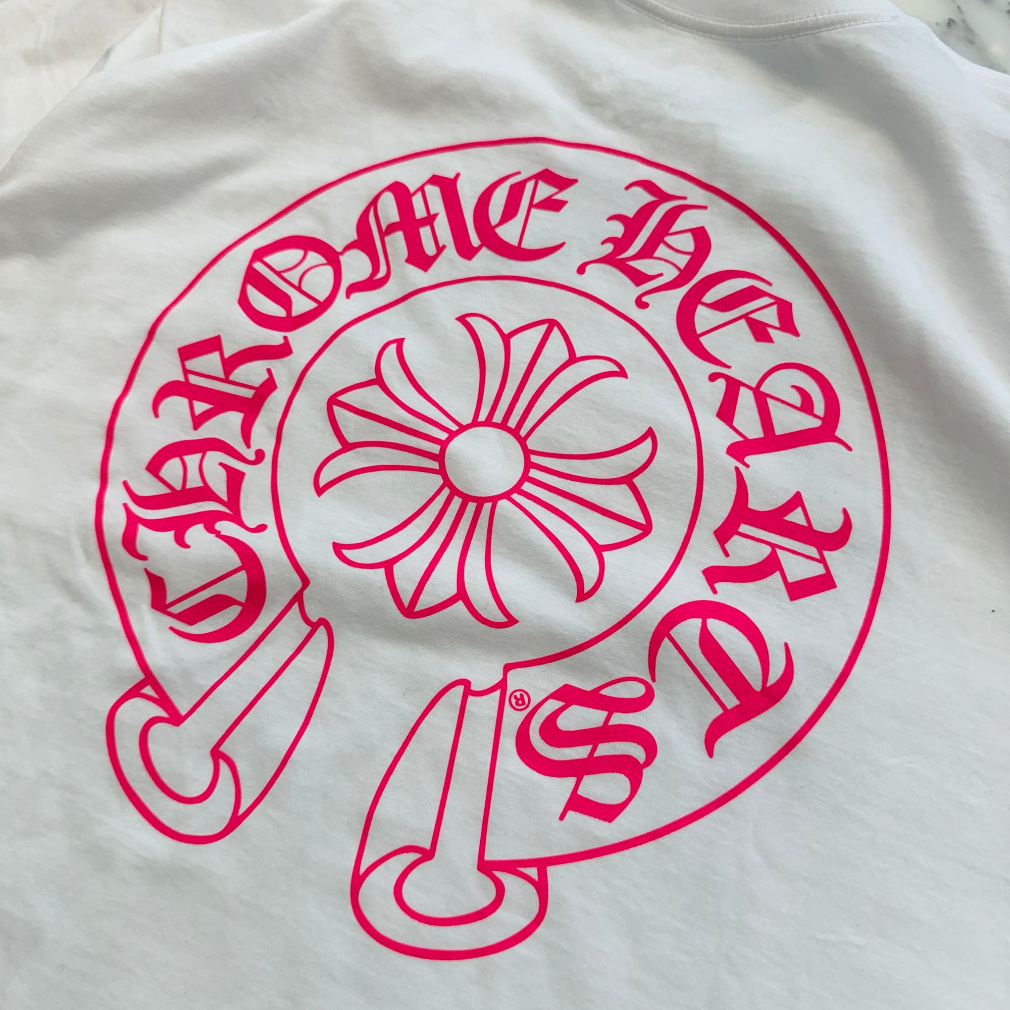 CHROME HEARTS 2025AW Pink Horseshoe Tee Size XL クロムハーツ ピンク ホースシュー Tシャツ サイズXL