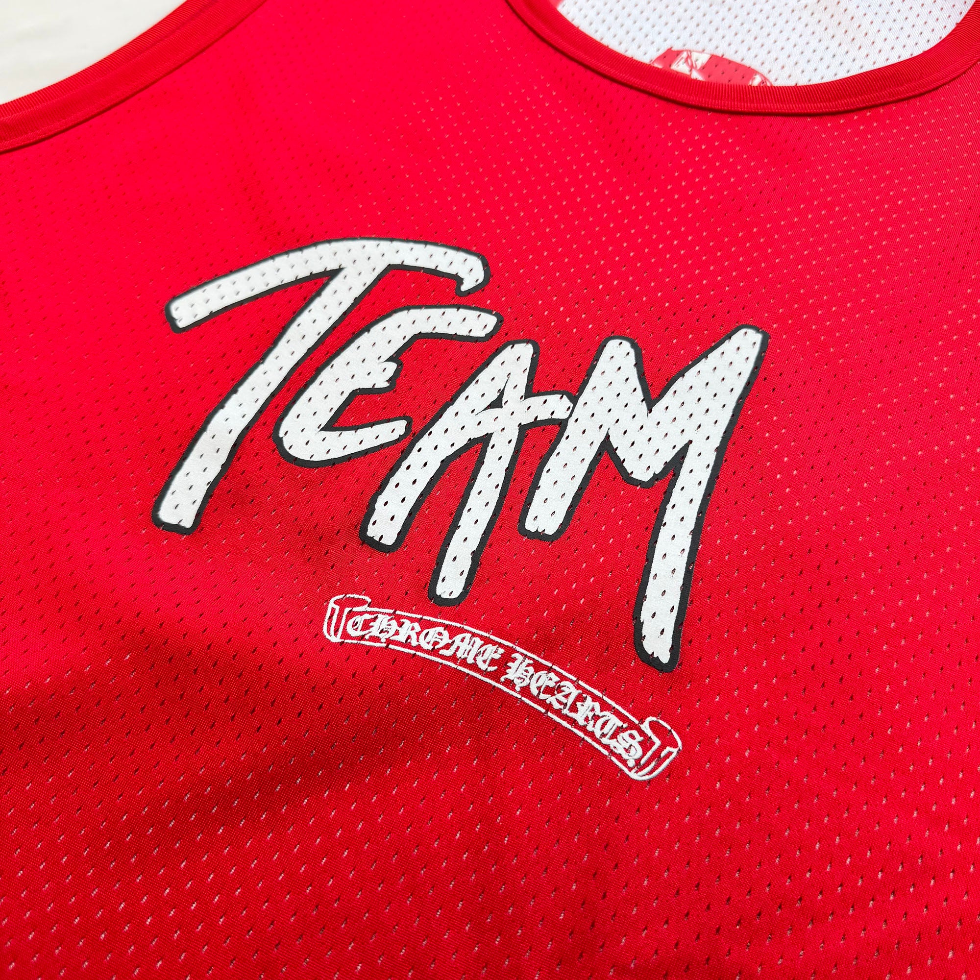 CHROME HEARTS × MATTY BOY "TEAM" Mesh Warm Up Jersey Size L クロムハーツ × マッティボーイ "チーム" メッシュウォームアップジャージー サイズL