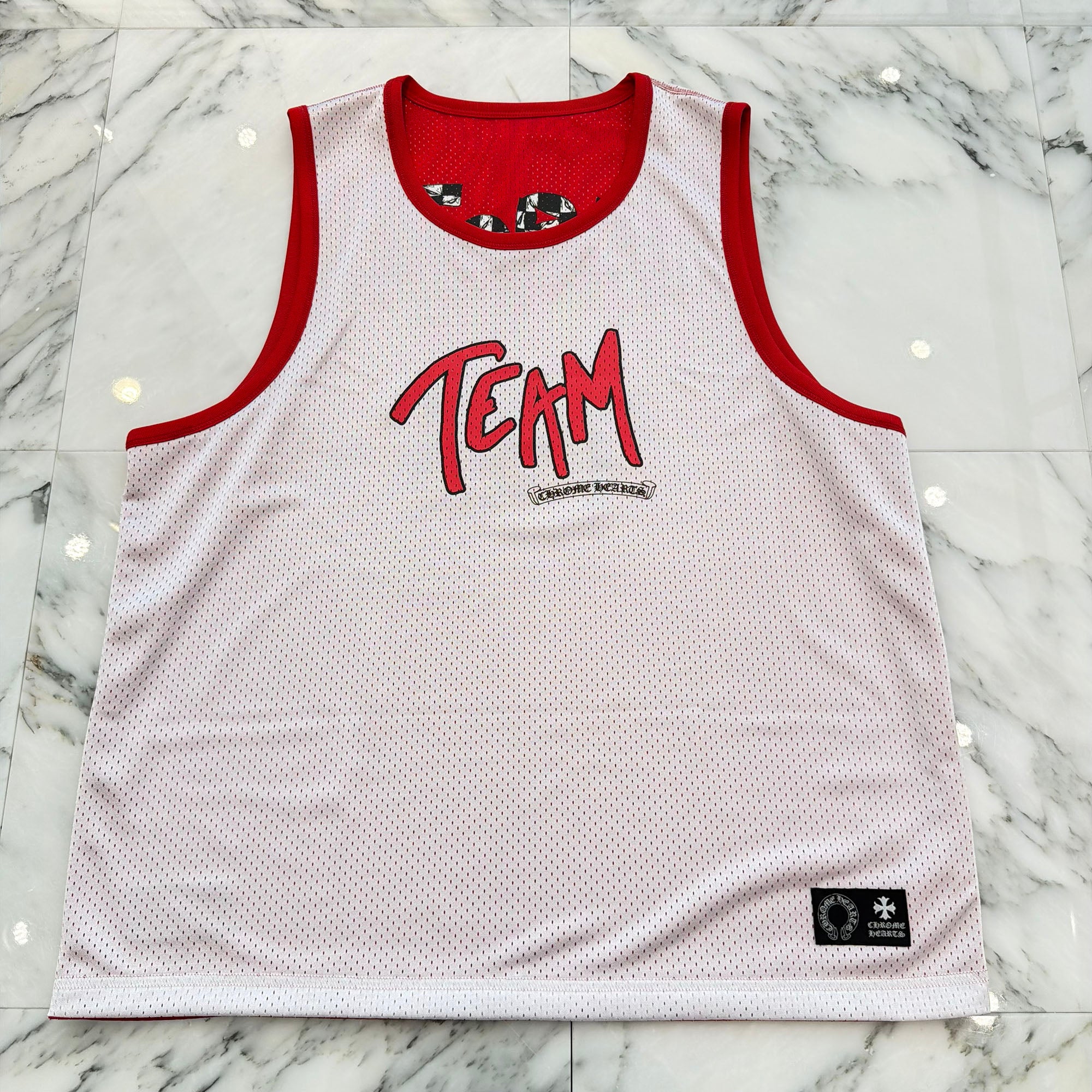 CHROME HEARTS × MATTY BOY "TEAM" Mesh Warm Up Jersey Size L クロムハーツ × マッティボーイ "チーム" メッシュウォームアップジャージー サイズL