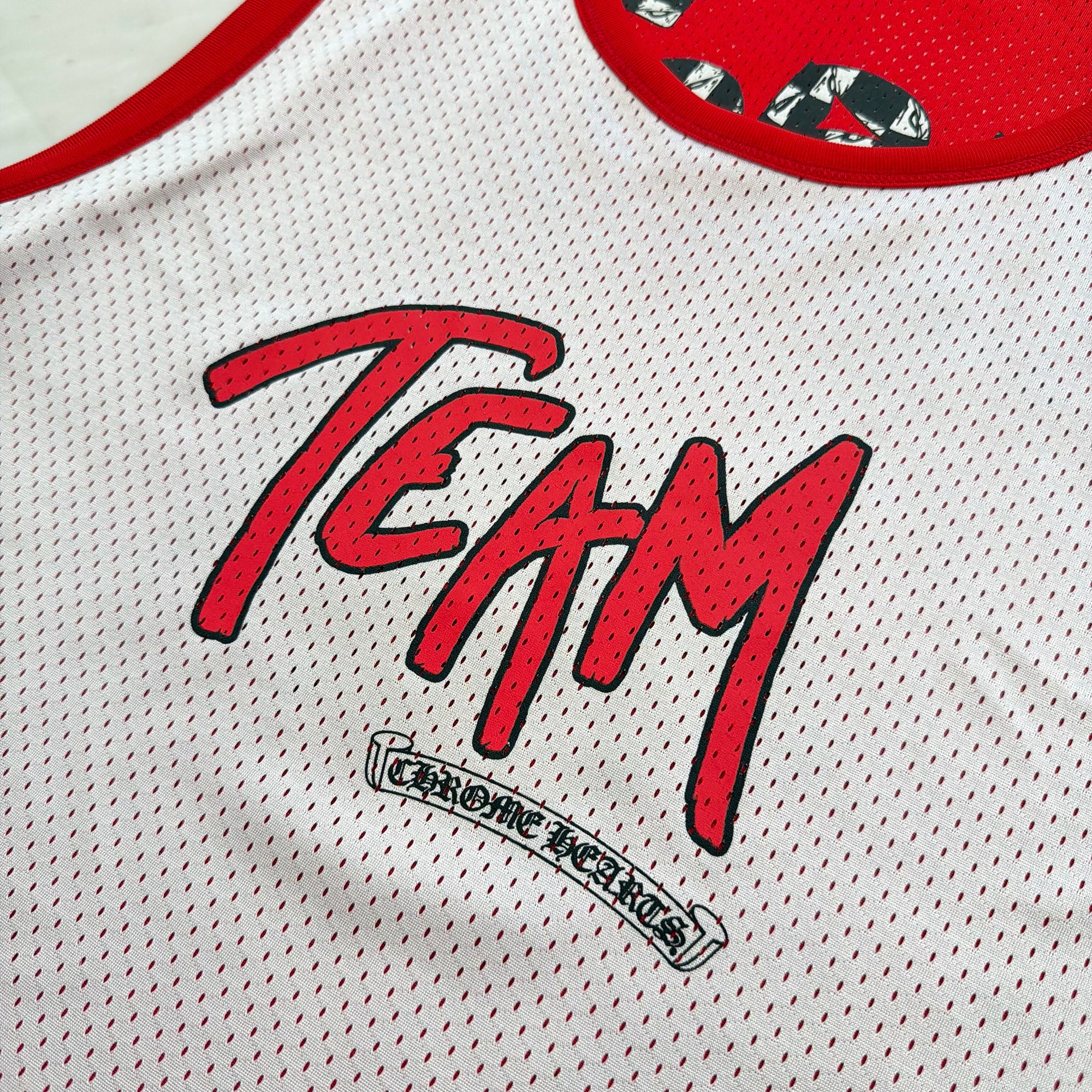 CHROME HEARTS × MATTY BOY "TEAM" Mesh Warm Up Jersey Size L クロムハーツ × マッティボーイ "チーム" メッシュウォームアップジャージー サイズL