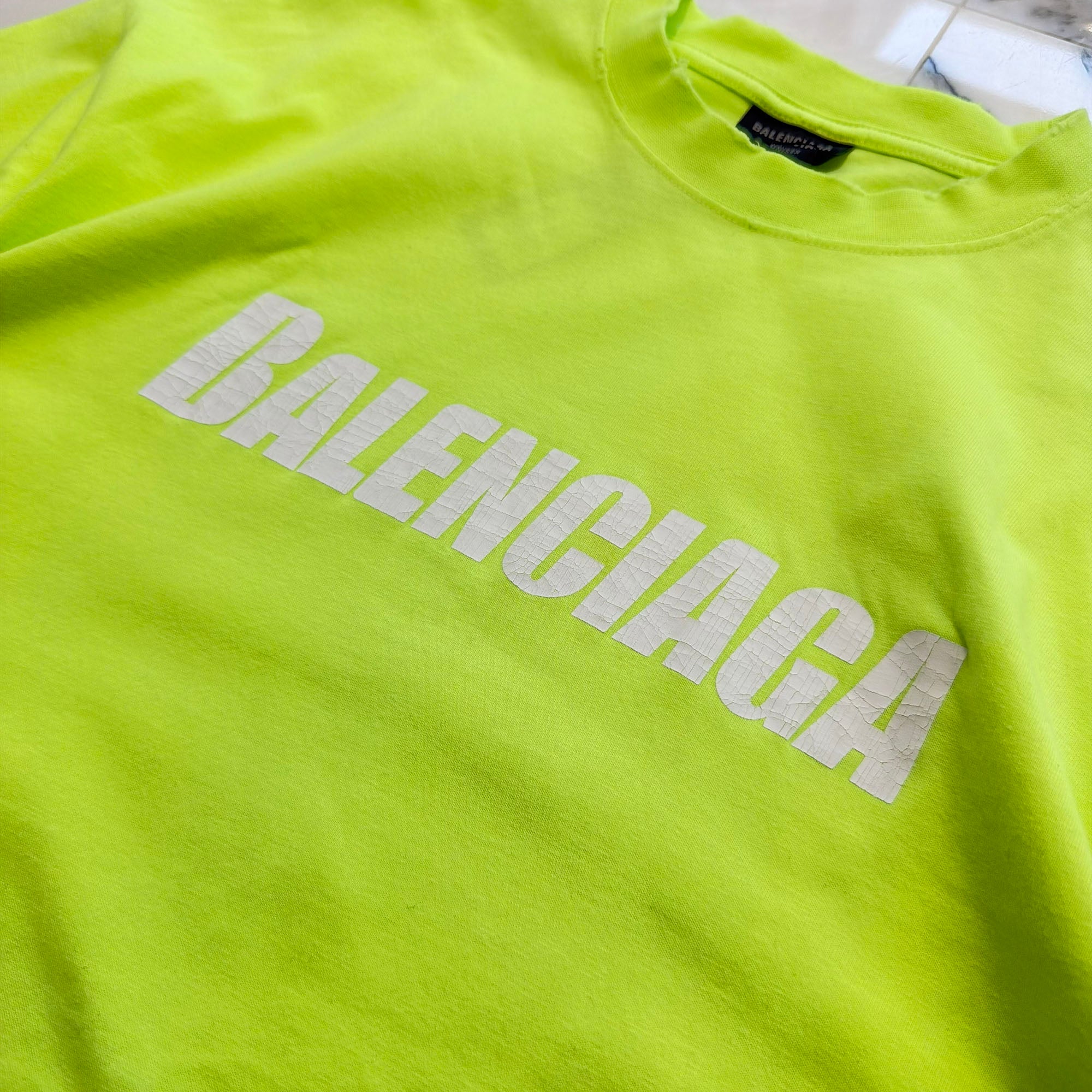 BALENCIAGA 2023SS Boxy Fit Vintage Cotton Jersey Tee 651795 TNVL1 Size XS バレンシアガ ボクシーフィット ヴィンテージ コットンジャージー Tシャツ サイズXS