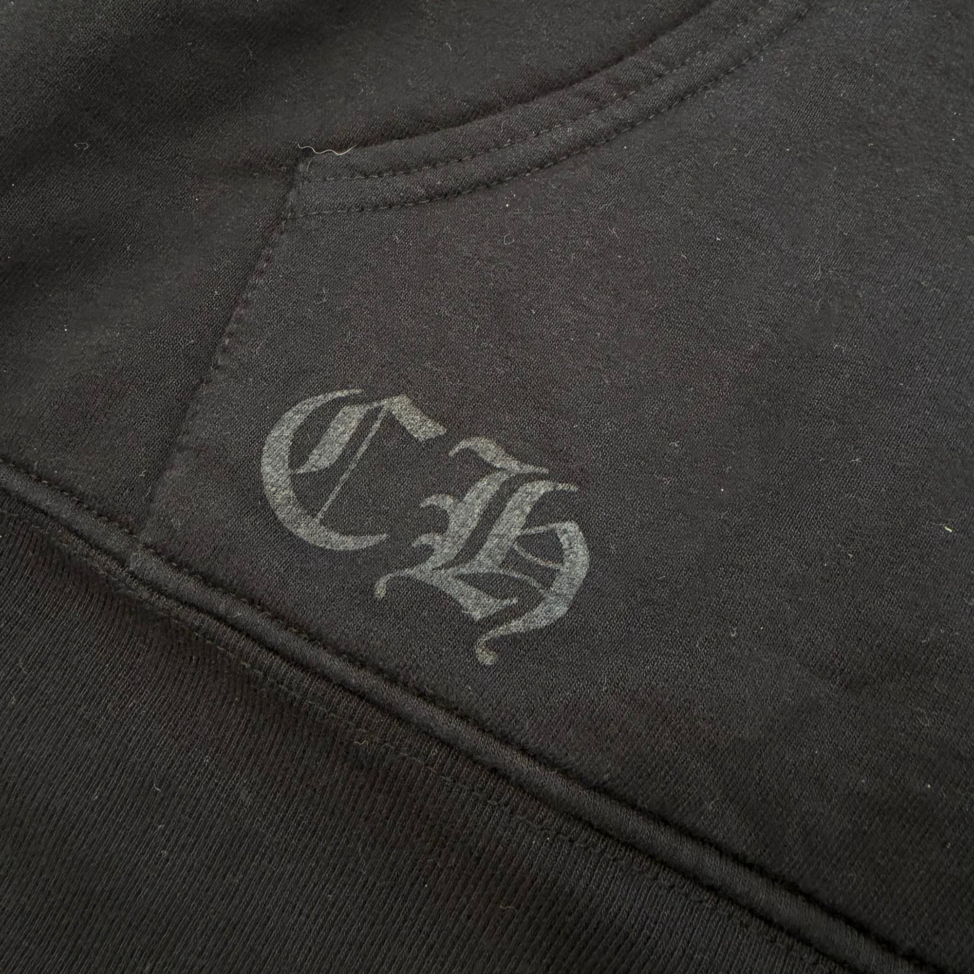 CHROME HEARTS MALIBU Limited Back CH Plus Thermal Zip Up Hoodie Size XL クロムハーツ マリブ限定 バックCHプラス サーマル ジップアップ フーディ サイズXL