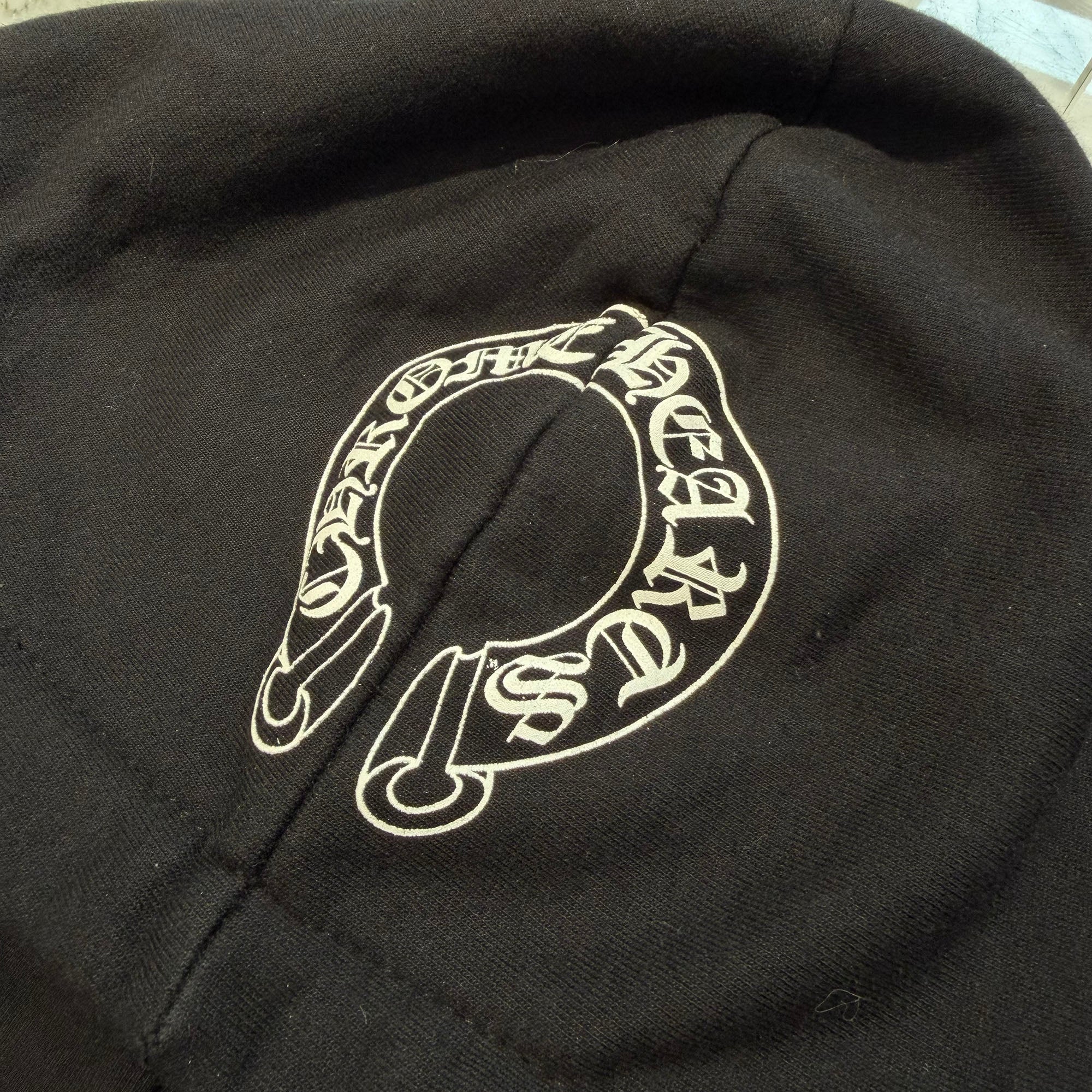 CHROME HEARTS MALIBU Limited Back CH Plus Thermal Zip Up Hoodie Size XL クロムハーツ マリブ限定 バックCHプラス サーマル ジップアップ フーディ サイズXL