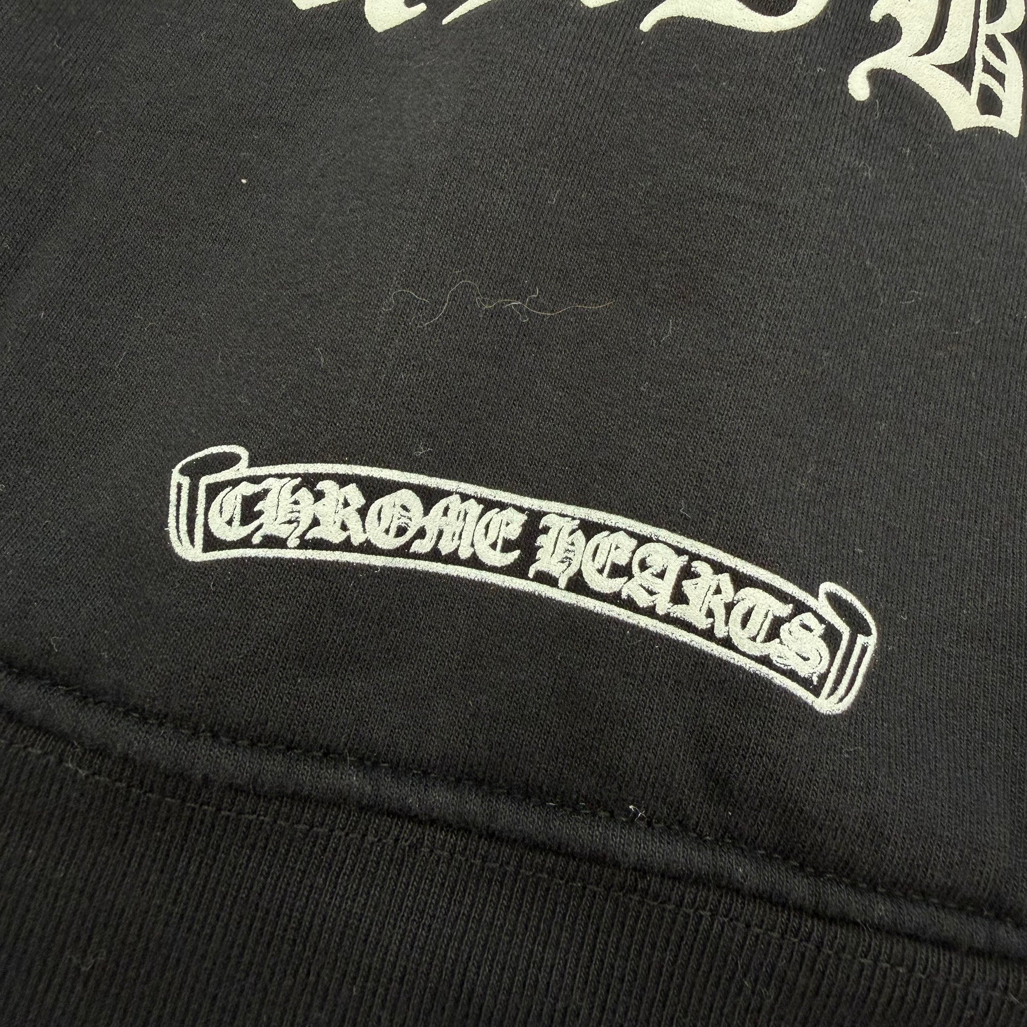 CHROME HEARTS MALIBU Limited Back CH Plus Thermal Zip Up Hoodie Size XL クロムハーツ マリブ限定 バックCHプラス サーマル ジップアップ フーディ サイズXL