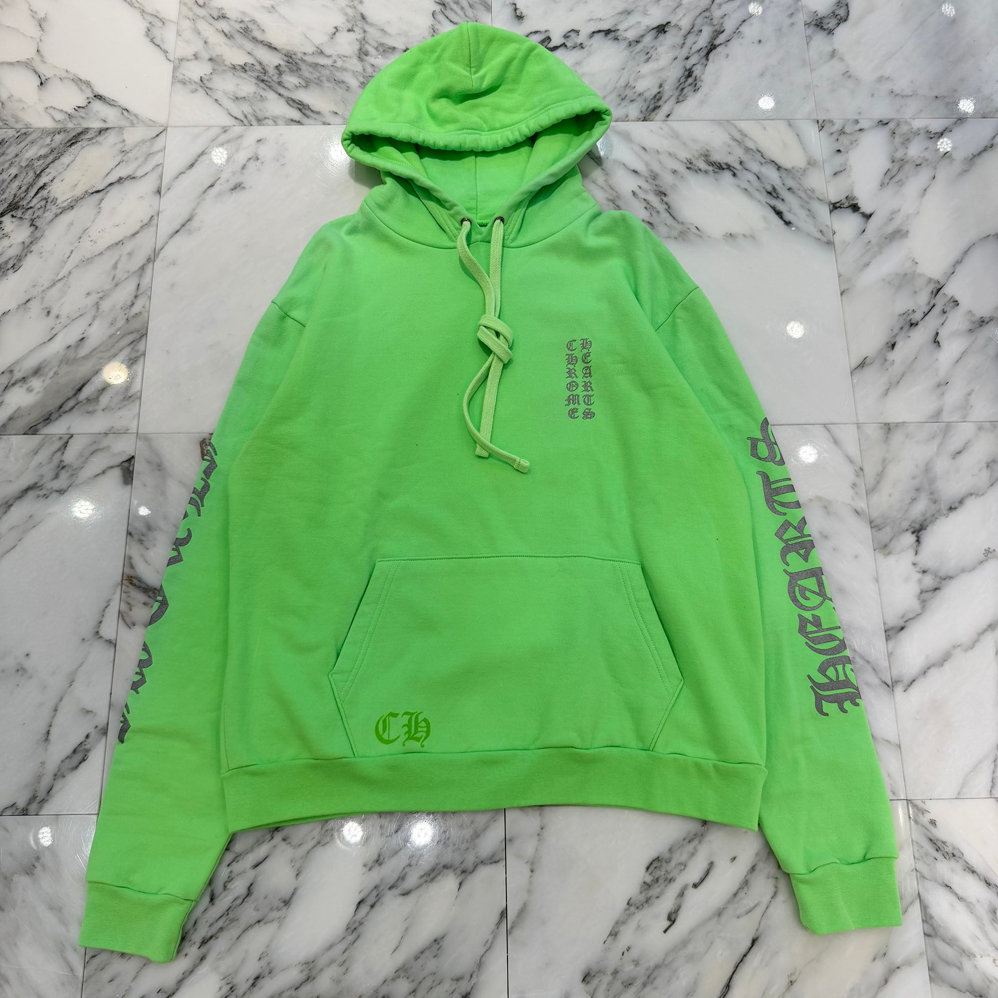 CHROME HEARTS Miami Limited Vertical Logo Pullover Hoodie Size S クロムハーツ マイアミ限定 ヴァーティカルロゴ プルオーバーフーディ サイズS