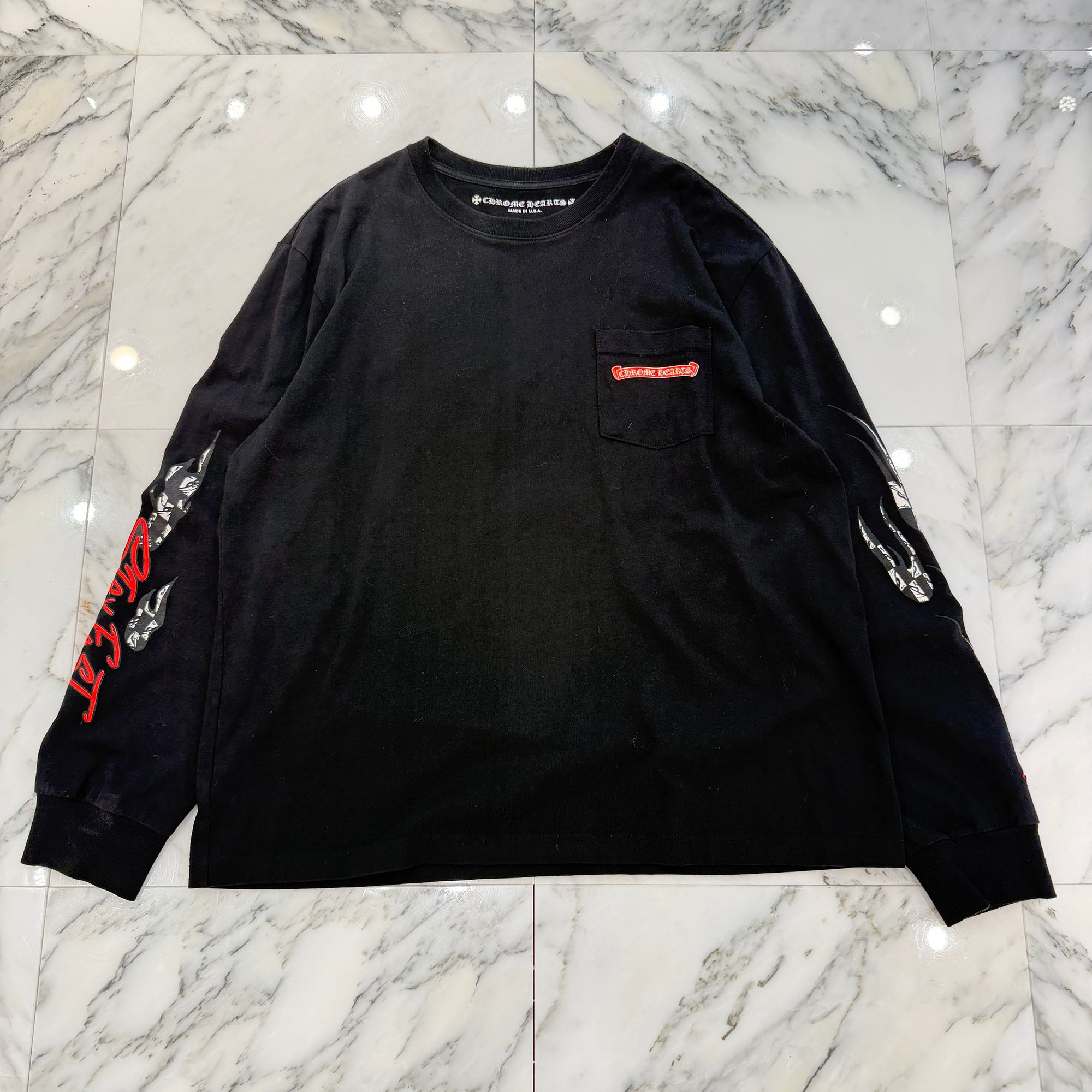 CHROME HEARTS × MATTY BOY PPO STAY FAST RACE TEAM Long Sleeve Tee Size XL クロムハーツ × マッティボーイ ステイファスト レースチーム ロングスリーブTシャツ サイズXL