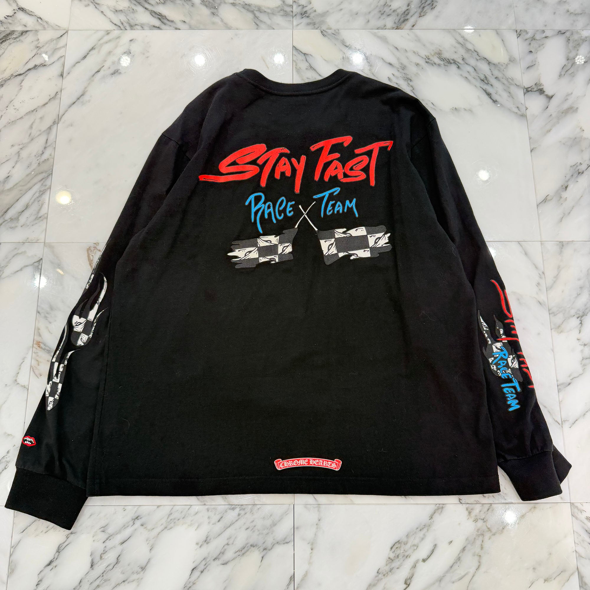 CHROME HEARTS × MATTY BOY PPO STAY FAST RACE TEAM Long Sleeve Tee Size XL クロムハーツ × マッティボーイ ステイファスト レースチーム ロングスリーブTシャツ サイズXL