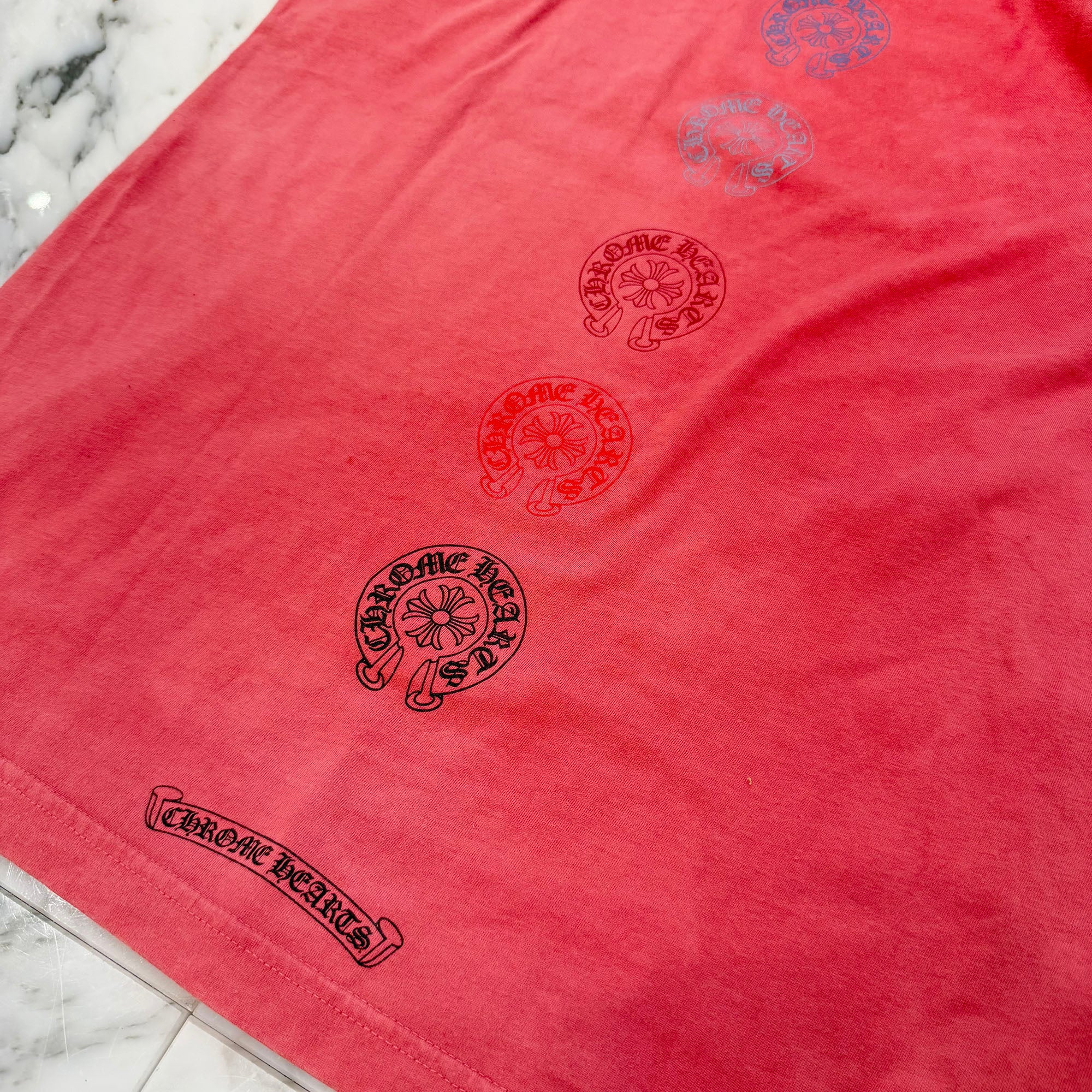 CHROME HEARTS Multi Color Horseshoe Tee Size M クロムハーツ マルチカラー ホースシュー Tシャツ サイズM