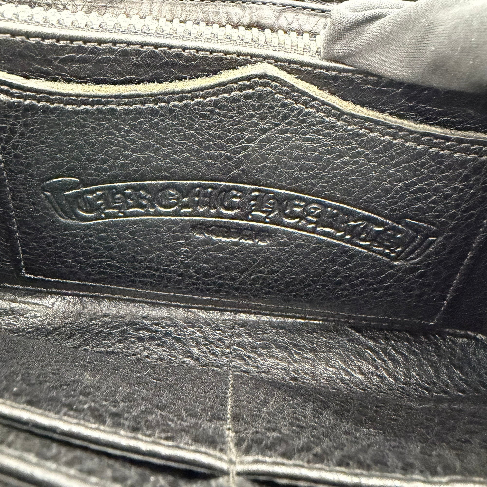 CHROME HEARTS Multi Cemetery Cross Leather Patch Quilting Wallet クロムハーツ マルチ セメタリークロス レザーパッチ キルティング ウォレット