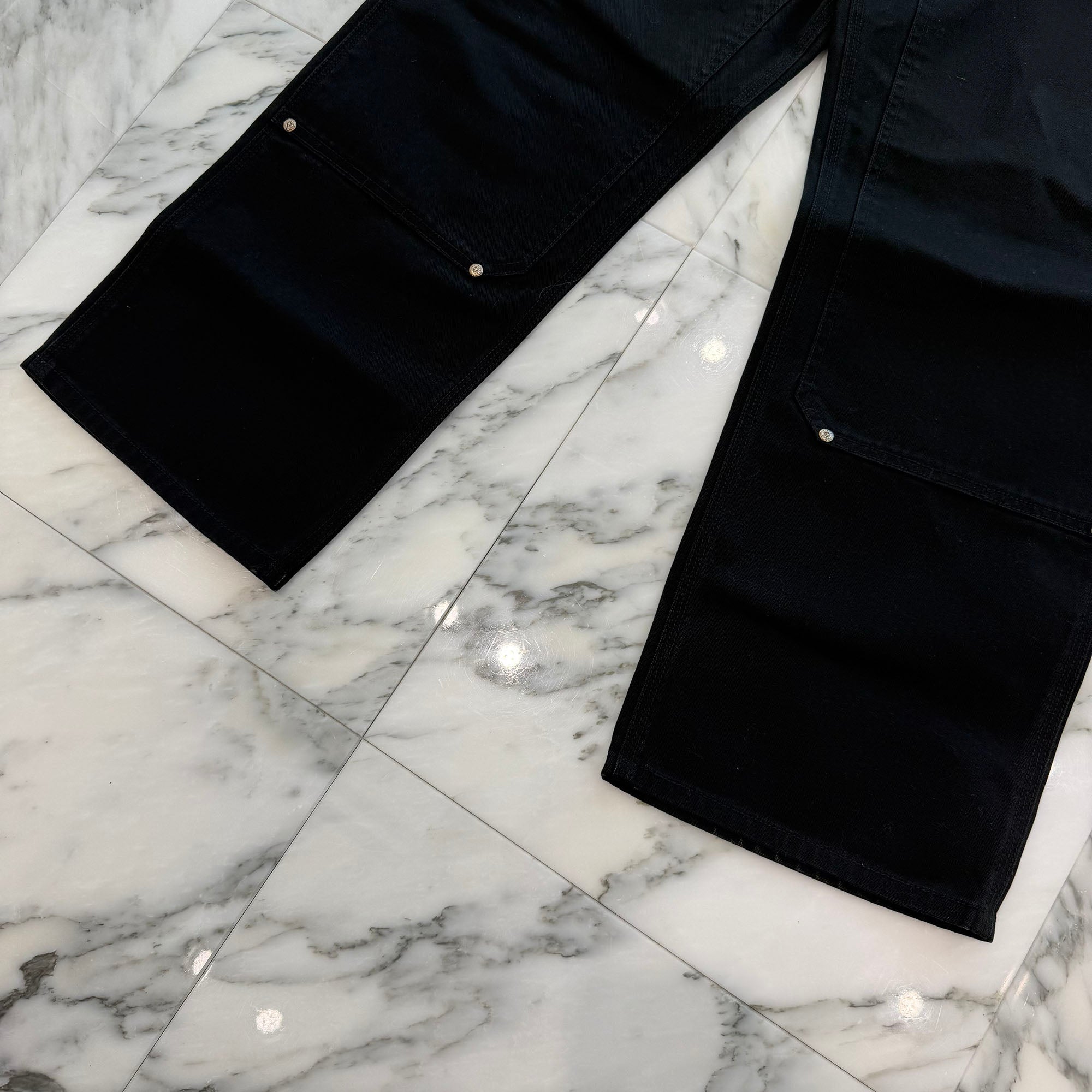 CHROME HEARTS Carpenter Cross Ball Button Denim Pants Size 36 クロムハーツ カーペンター クロスボールボタン デニムパンツ サイズ36