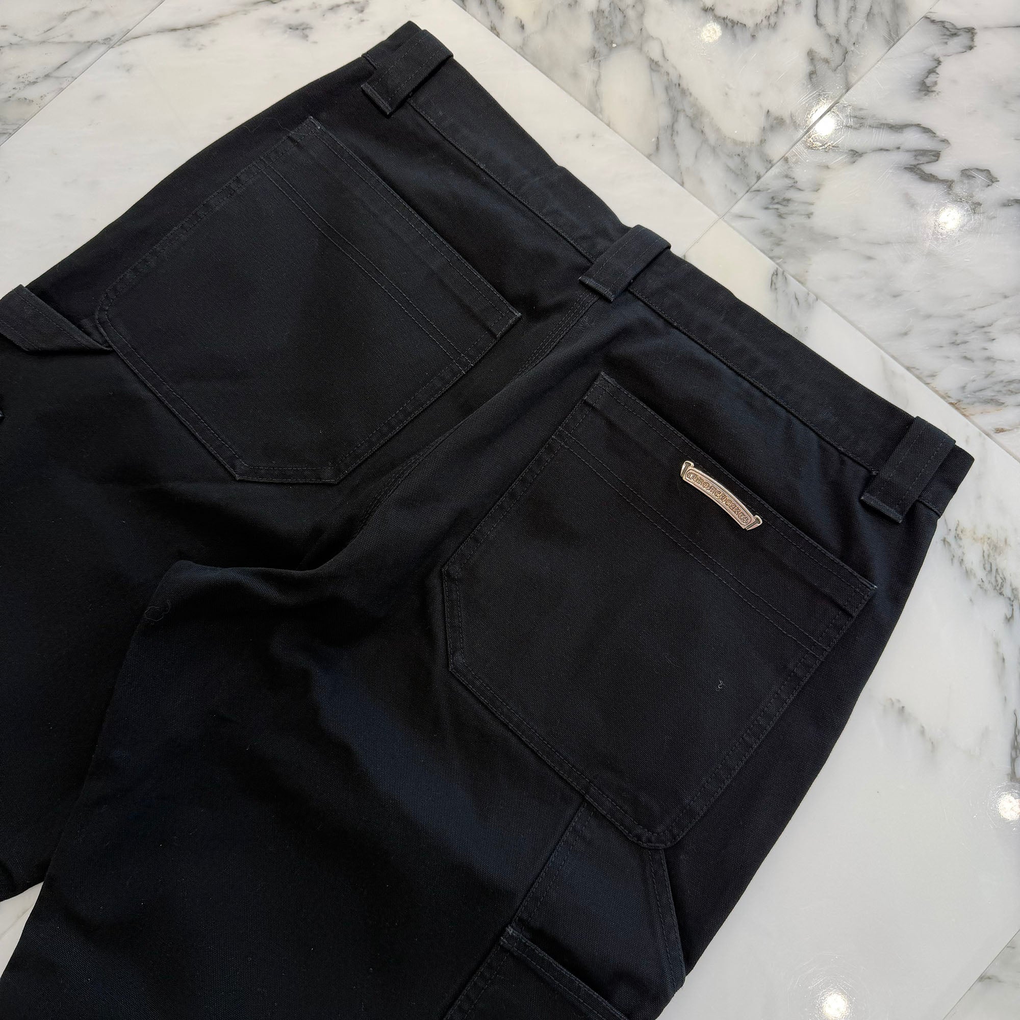 CHROME HEARTS Carpenter Cross Ball Button Denim Pants Size 36 クロムハーツ カーペンター クロスボールボタン デニムパンツ サイズ36