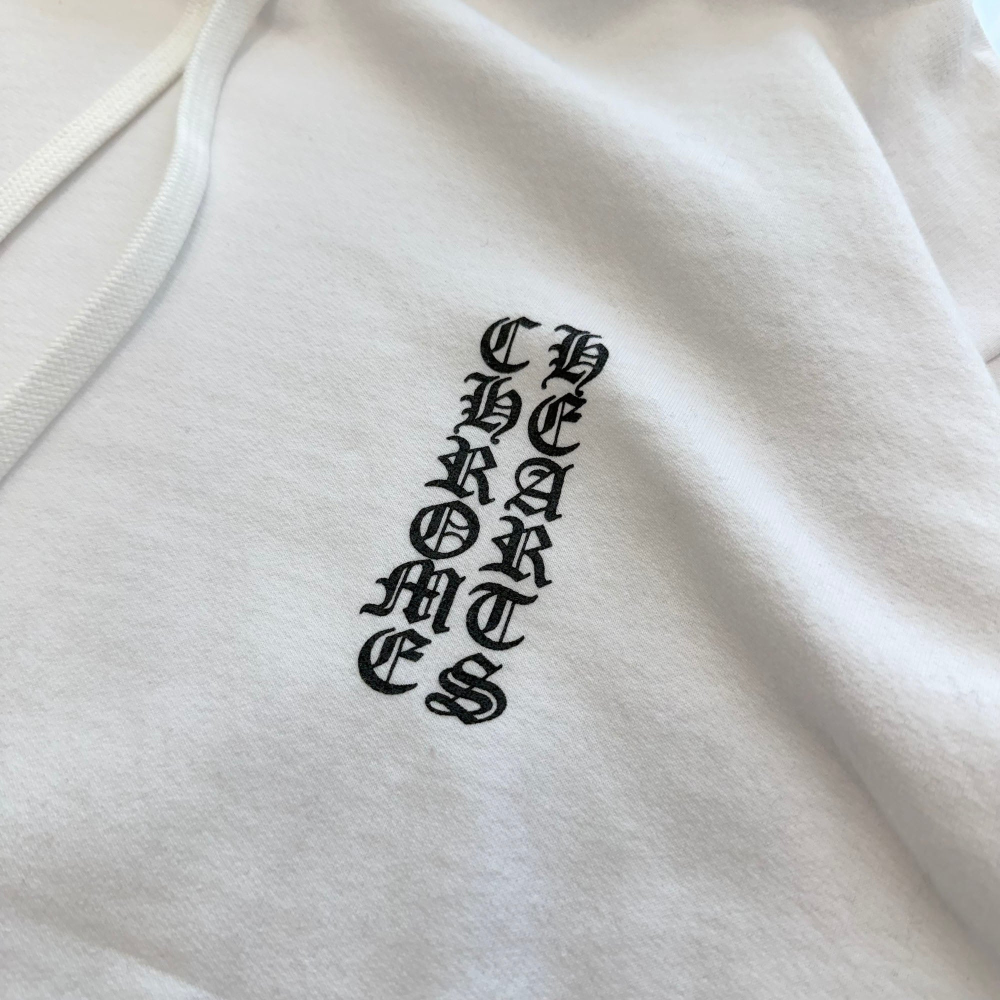 CHROME HEARTS Vertical Logo Pullover Hoodie Size M クロムハーツ バーティカルロゴ プルオーバーフーディーサイズM