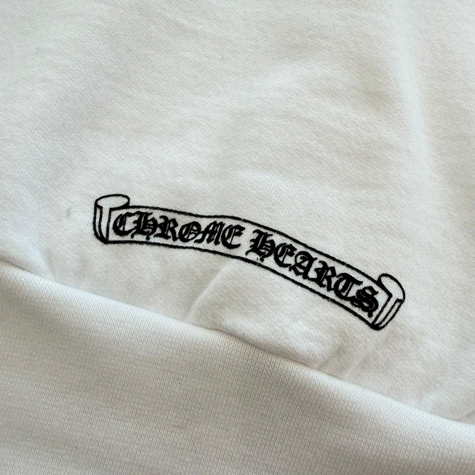 CHROME HEARTS Vertical Logo Pullover Hoodie Size M クロムハーツ バーティカルロゴ プルオーバーフーディーサイズM