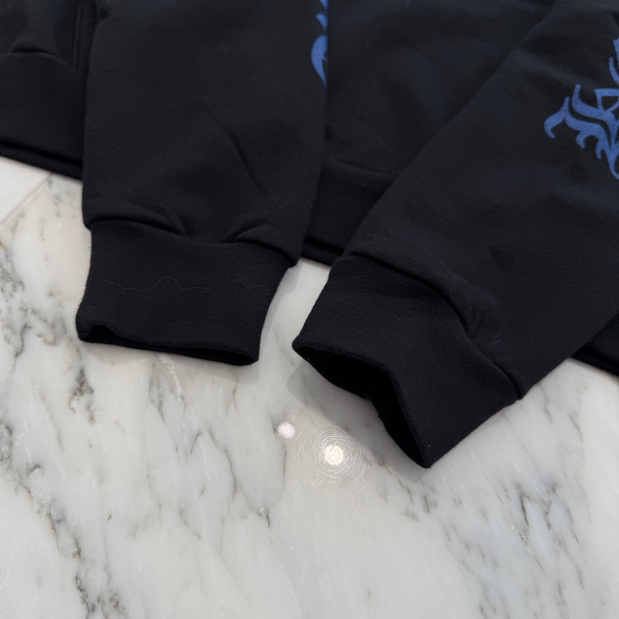 CHROME HEARTS Vertical Logo Pullover Hoodie Size M クロムハーツ ヴァーティカルロゴ プルオーバーフーディー サイズM
