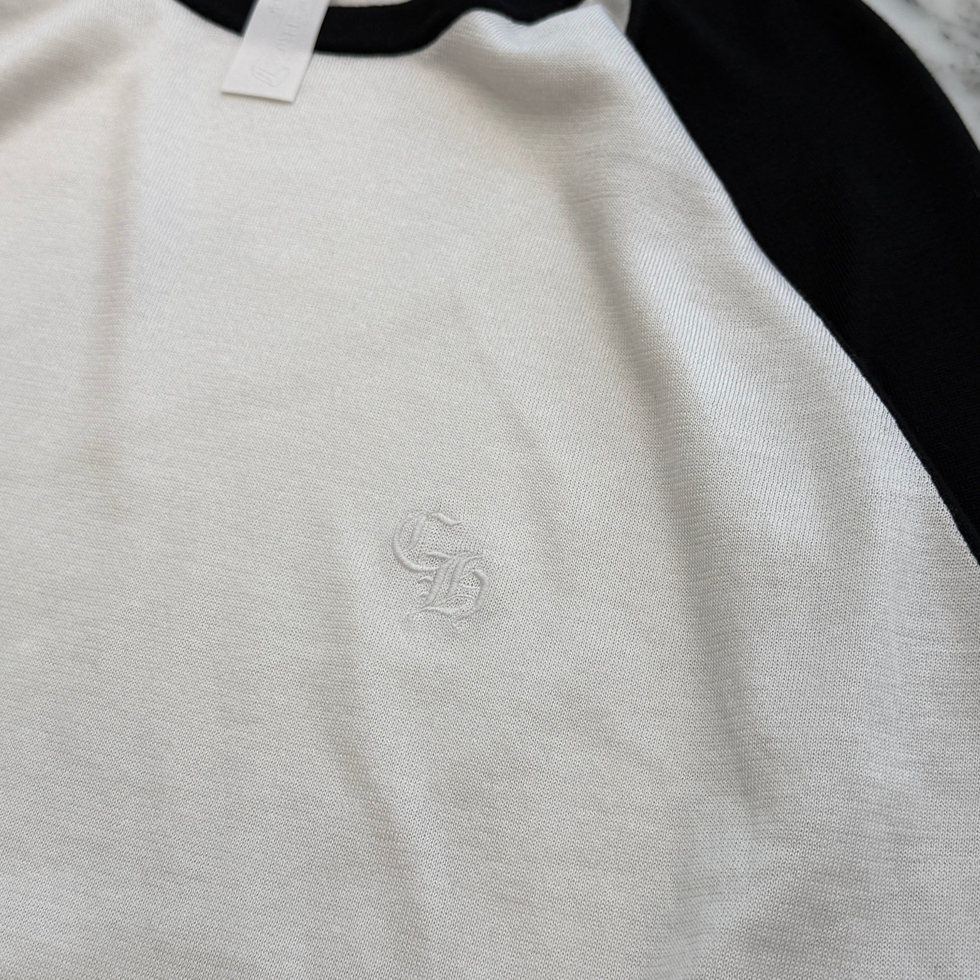 CHROME HEARTS 2026SS 3 Cross Patch CH Logo Embroidery Raglan Long Sleeve Tee Size XXL クロムハーツ 3クロスパッチ CHロゴ刺繍 ラグラン ロングスリーブTシャツ サイズXXL