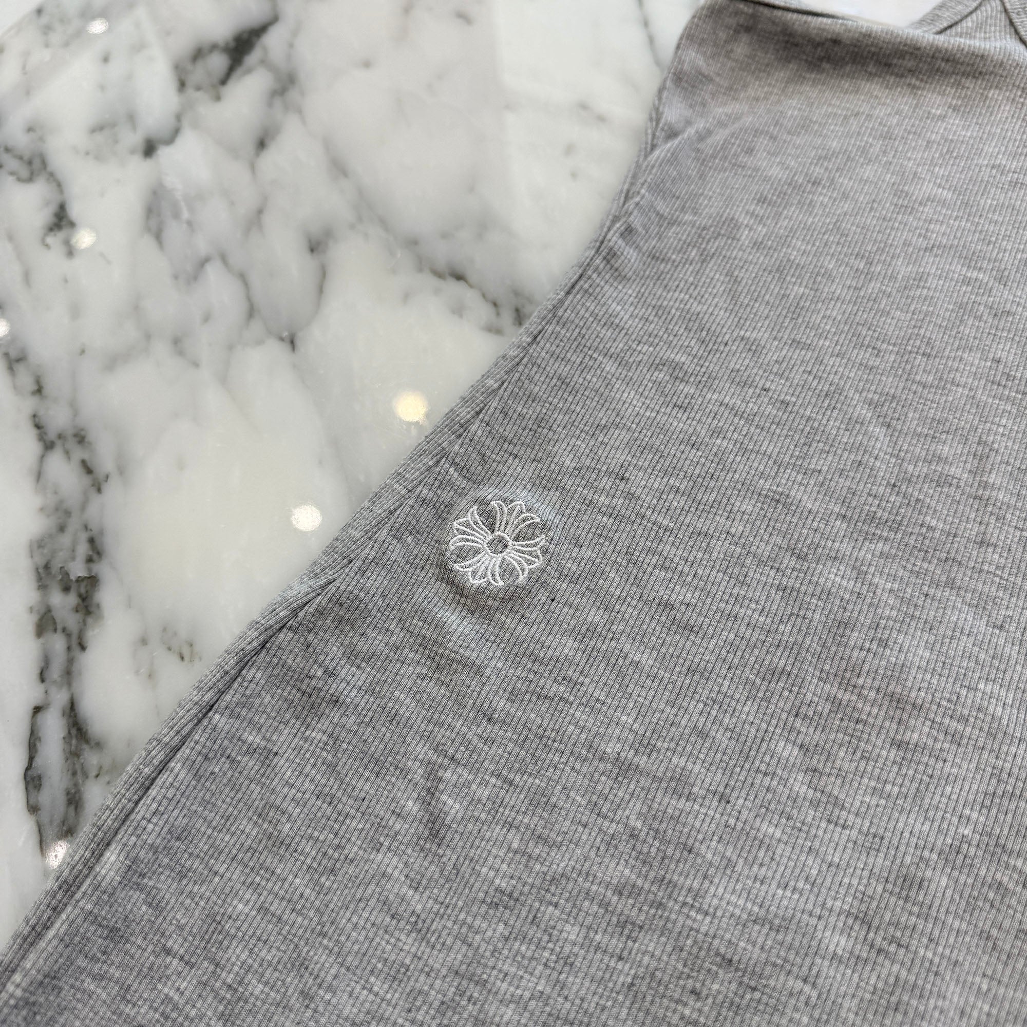 CHROME HEARTS Y NOT CH Plus Logo Embroidery Rayon Camisole Size XS クロムハーツ ワイノット CHプラス ロゴ刺繍 レーヨン キャミソール サイズXS