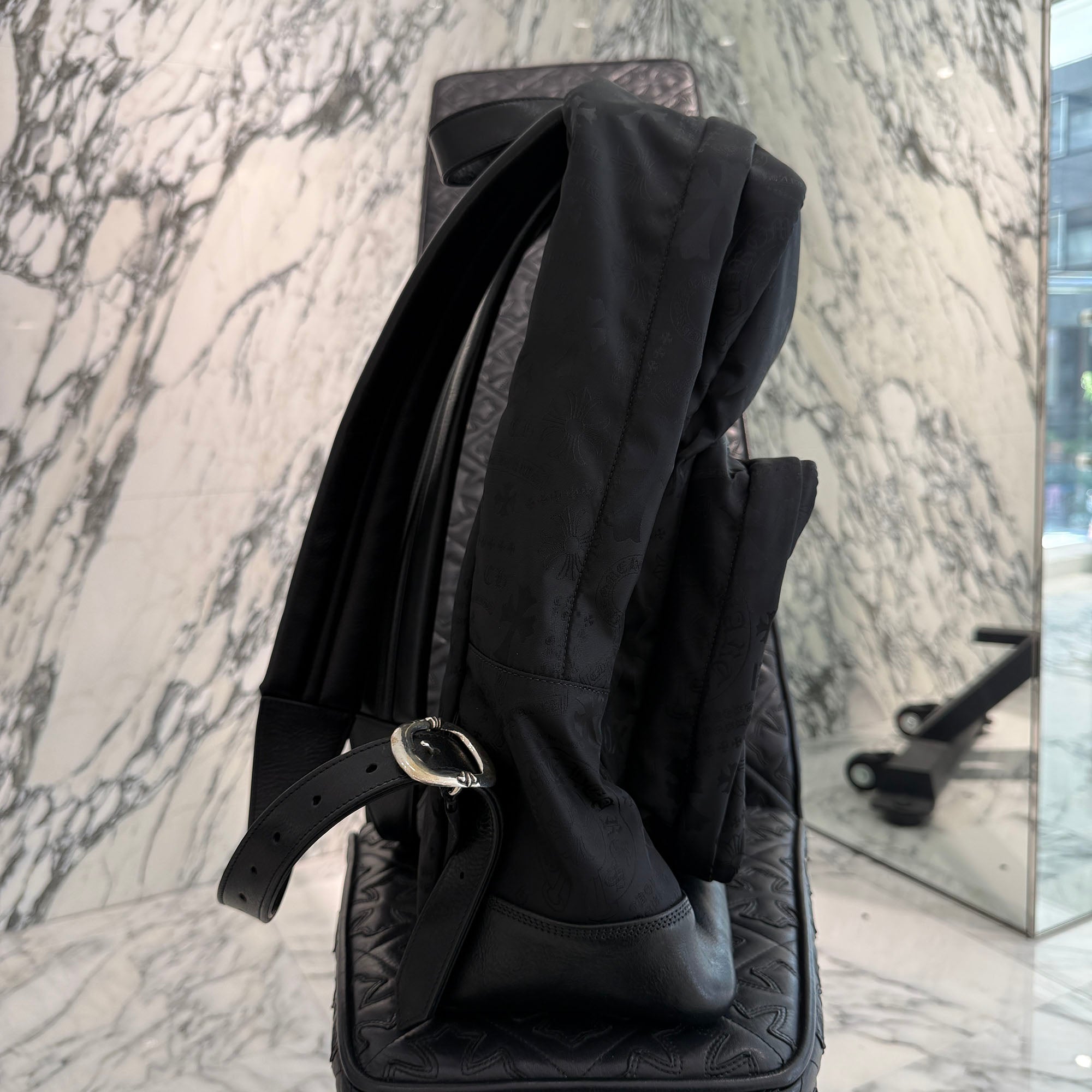 CHROME HEARTS 7th Grade Nylon Multi Logo Stencil Backpack クロムハーツ セブンスグレード ナイロン マルチ ロゴ ステンシル バックパック