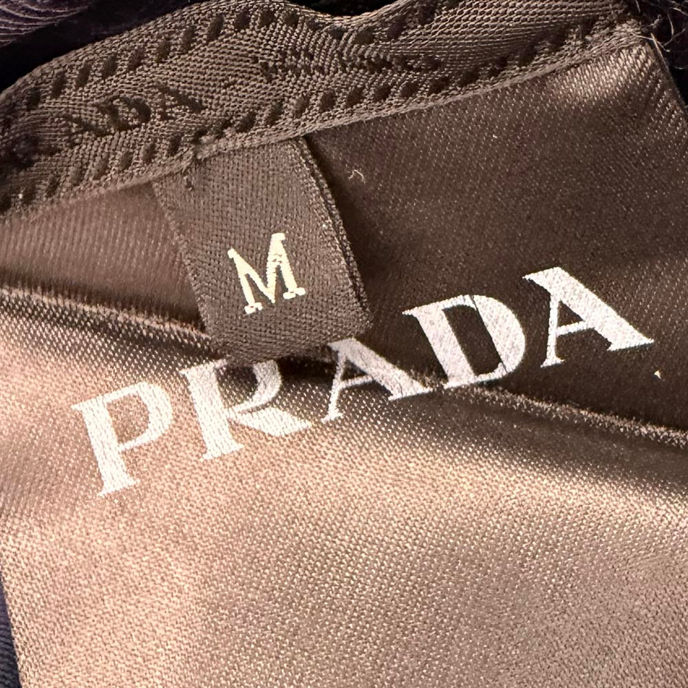 PRADA 2022AW Triangle Logo Plate Denim Bucket Hat 2HC137 12K1 Size M プラダ トライアングルロゴプレート デニム バケットハット サイズM