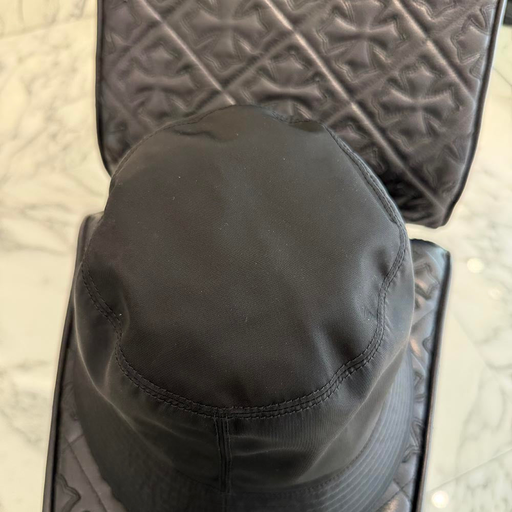 PRADA 2022AW Triangle Logo Plate Re Nylon Bucket Hat 2HC137 2DMI Size M プラダ トライアングルロゴプレート リナイロン バケットハット サイズM
