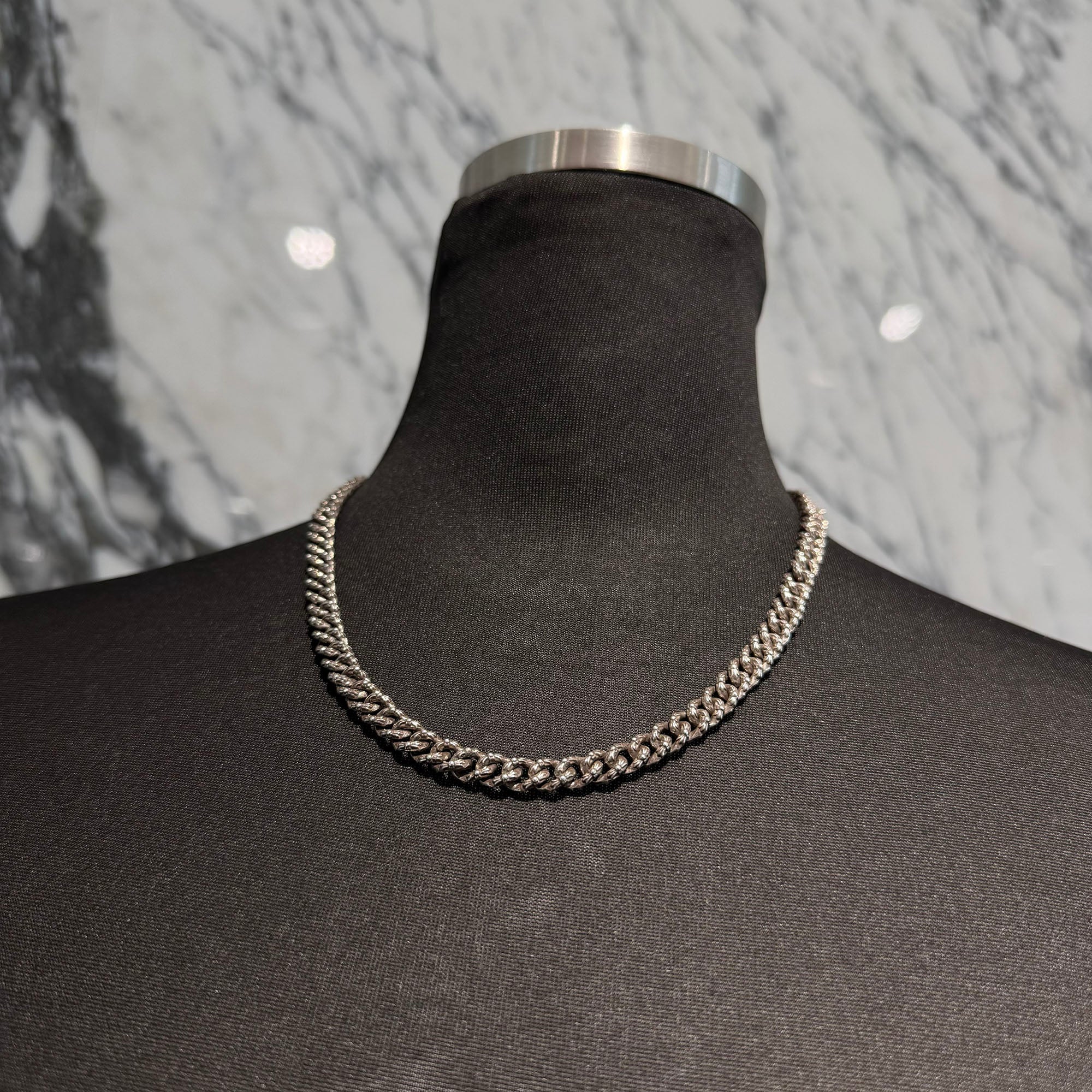 CHROME HEARTS Extra Mini Fancy Necklace Chain 18 Inch クロムハーツ エクストラ ミニ ファンシー ネックレスチェーン 18インチ