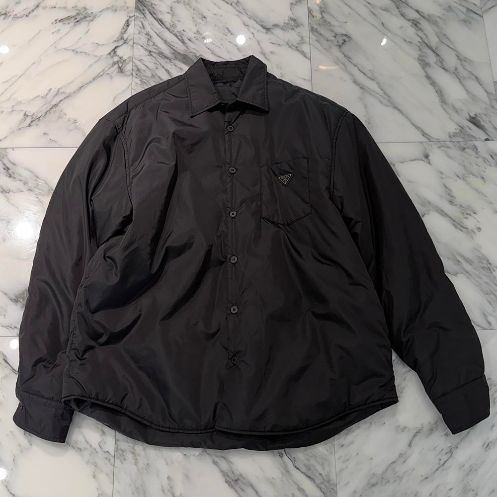 PRADA 2025AW Triangle Logo Plate Re Nylon Blouson Jacket SC823M S000 1WQ9 Size XL プラダ トライアングルロゴプレート リナイロン ブルゾン ジャケット サイズXL