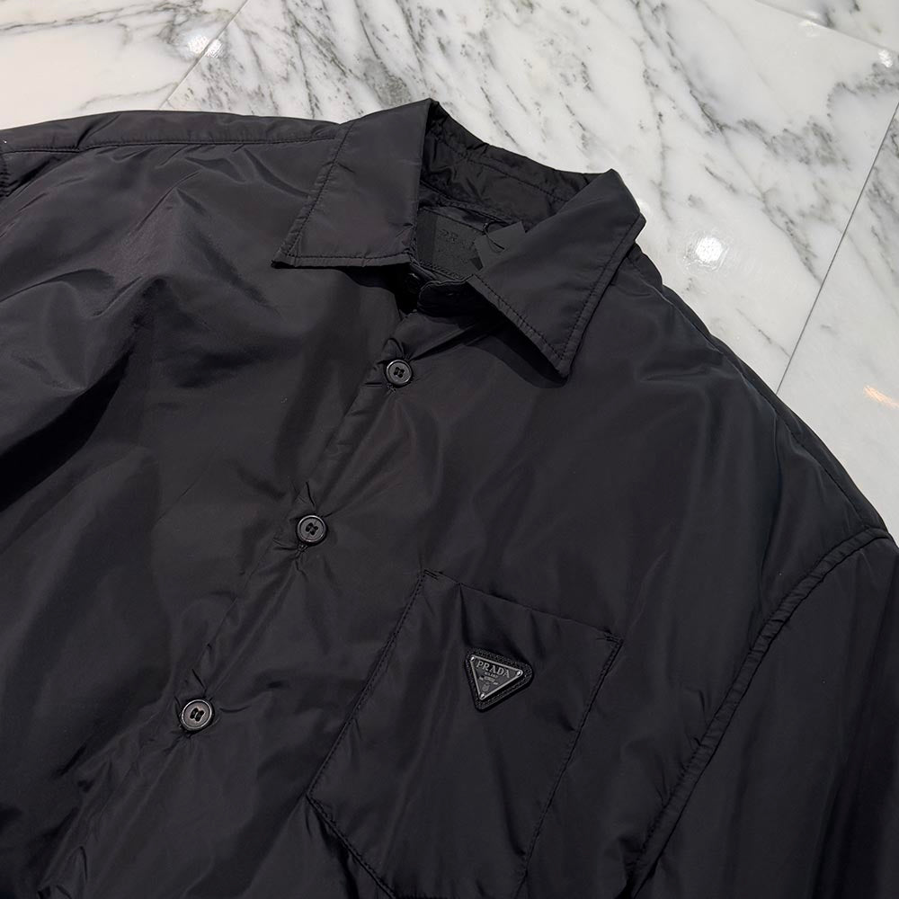 PRADA 2025AW Triangle Logo Plate Re Nylon Blouson Jacket SC823M S000 1WQ9 Size XL プラダ トライアングルロゴプレート リナイロン ブルゾン ジャケット サイズXL
