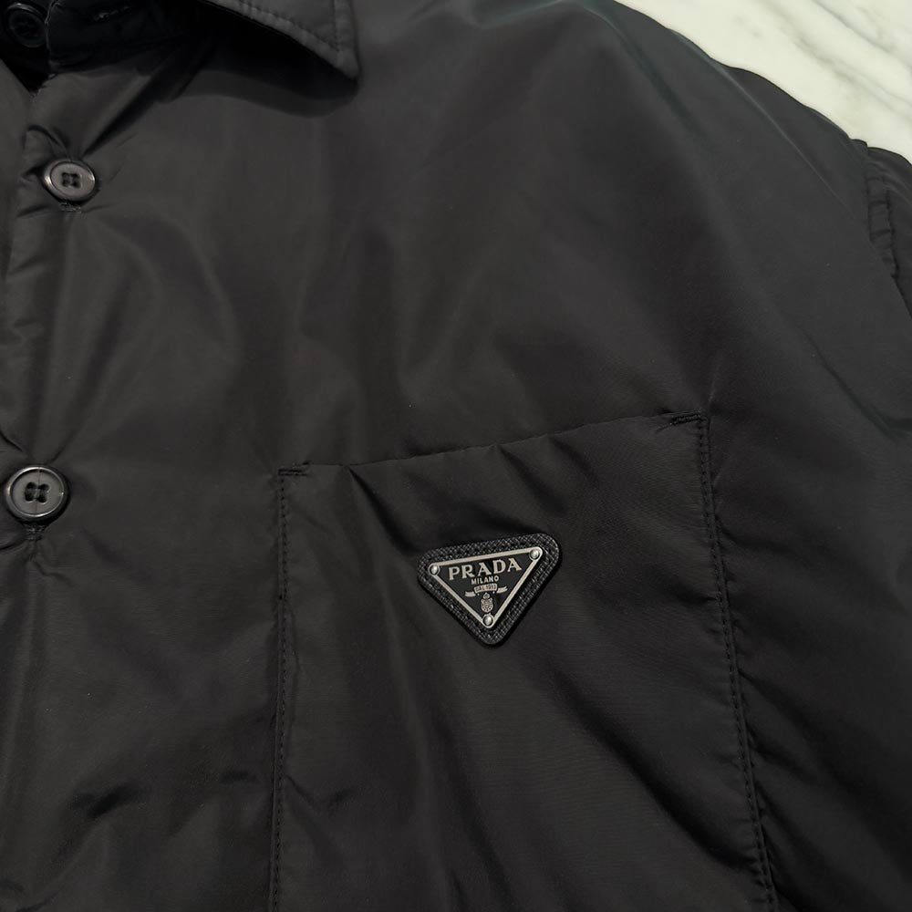 PRADA 2025AW Triangle Logo Plate Re Nylon Blouson Jacket SC823M S000 1WQ9 Size XL プラダ トライアングルロゴプレート リナイロン ブルゾン ジャケット サイズXL