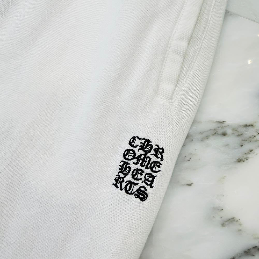 CHROME HEARTS Y NOT Vertical Logo Cross Embroidery Shorts Size L クロムハーツ ワイノット バーティカルロゴ クロス刺繍 ショーツ サイズL