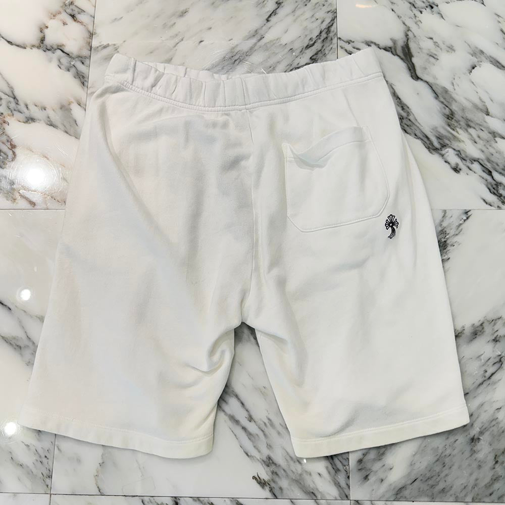 CHROME HEARTS Y NOT Vertical Logo Cross Embroidery Shorts Size L クロムハーツ ワイノット バーティカルロゴ クロス刺繍 ショーツ サイズL