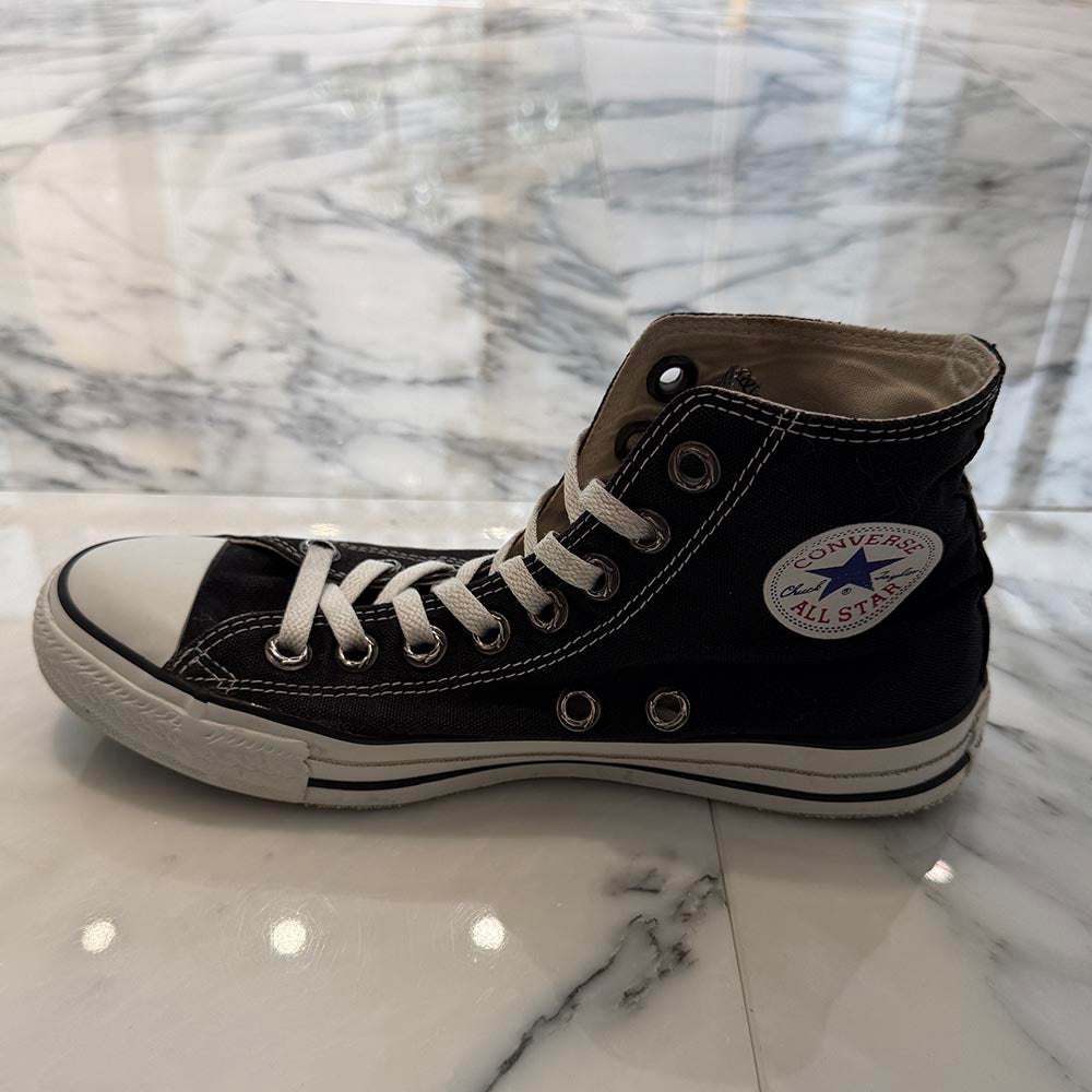 CHROME HEARTS × CONVERSE ALL STAR Silver Dagger Canvas High Top Sneakers Size JP26.5cm クロムハーツ × コンバース オールスター シルバーダガー キャンバス ハイカットスニーカー サイズJP26.5cm