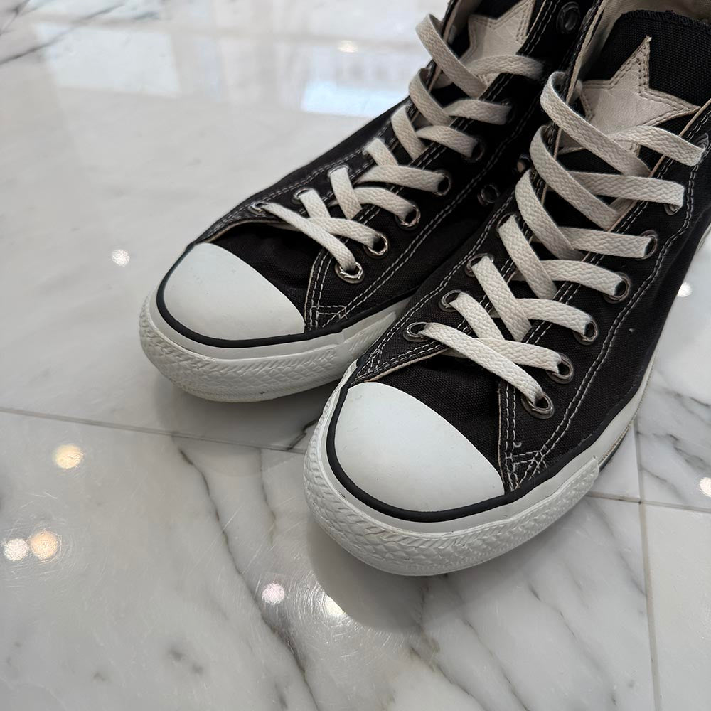 CHROME HEARTS × CONVERSE ALL STAR Silver Dagger Canvas High Top Sneakers Size JP26.5cm クロムハーツ × コンバース オールスター シルバーダガー キャンバス ハイカットスニーカー サイズJP26.5cm